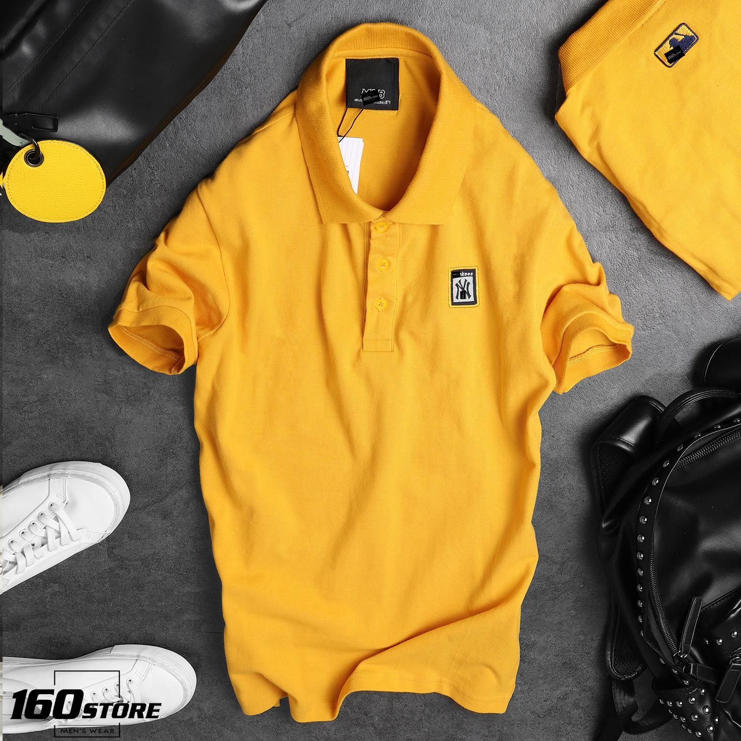 Áo polo M.L.B N.Y mini logo
