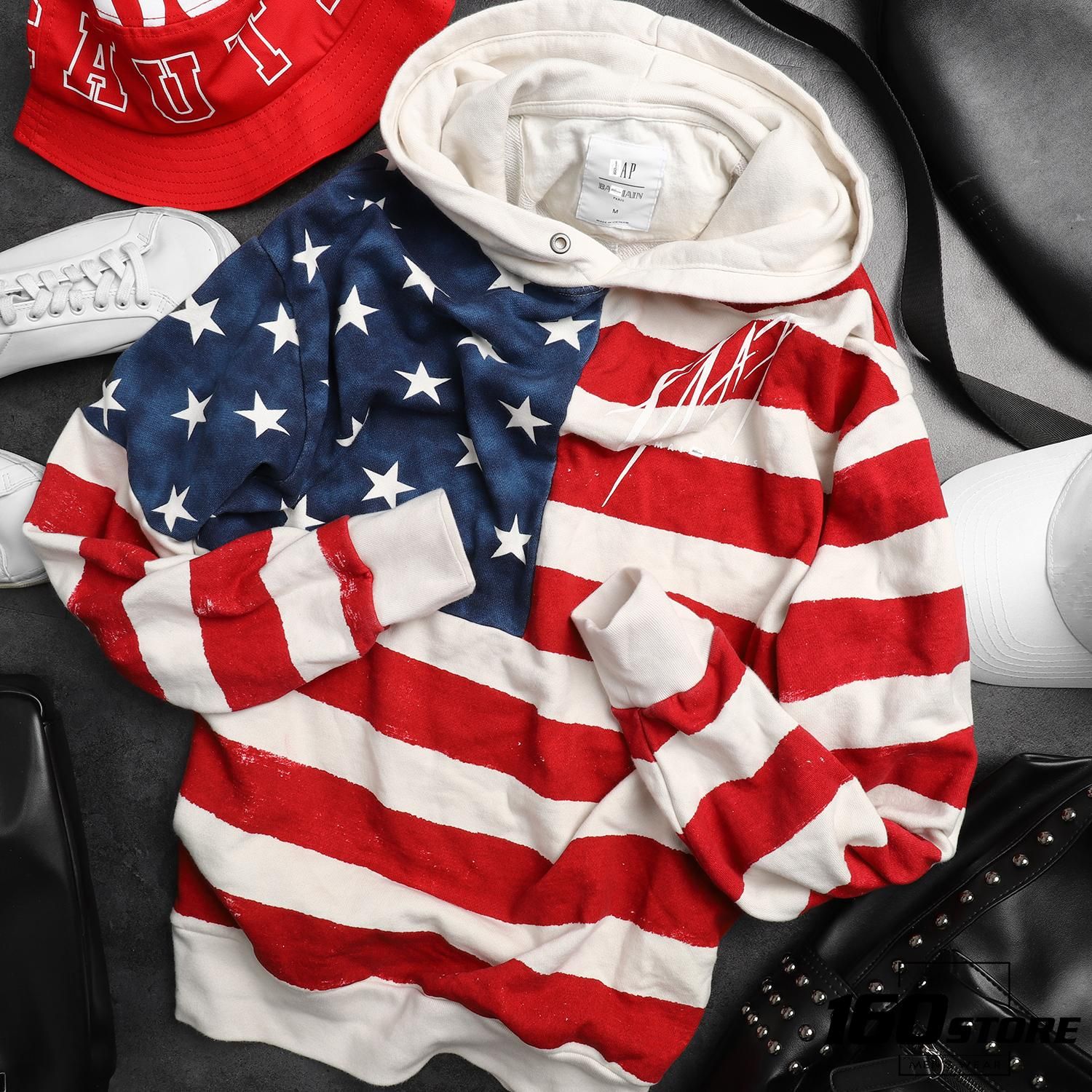 Hoodie G.A.P American Flag