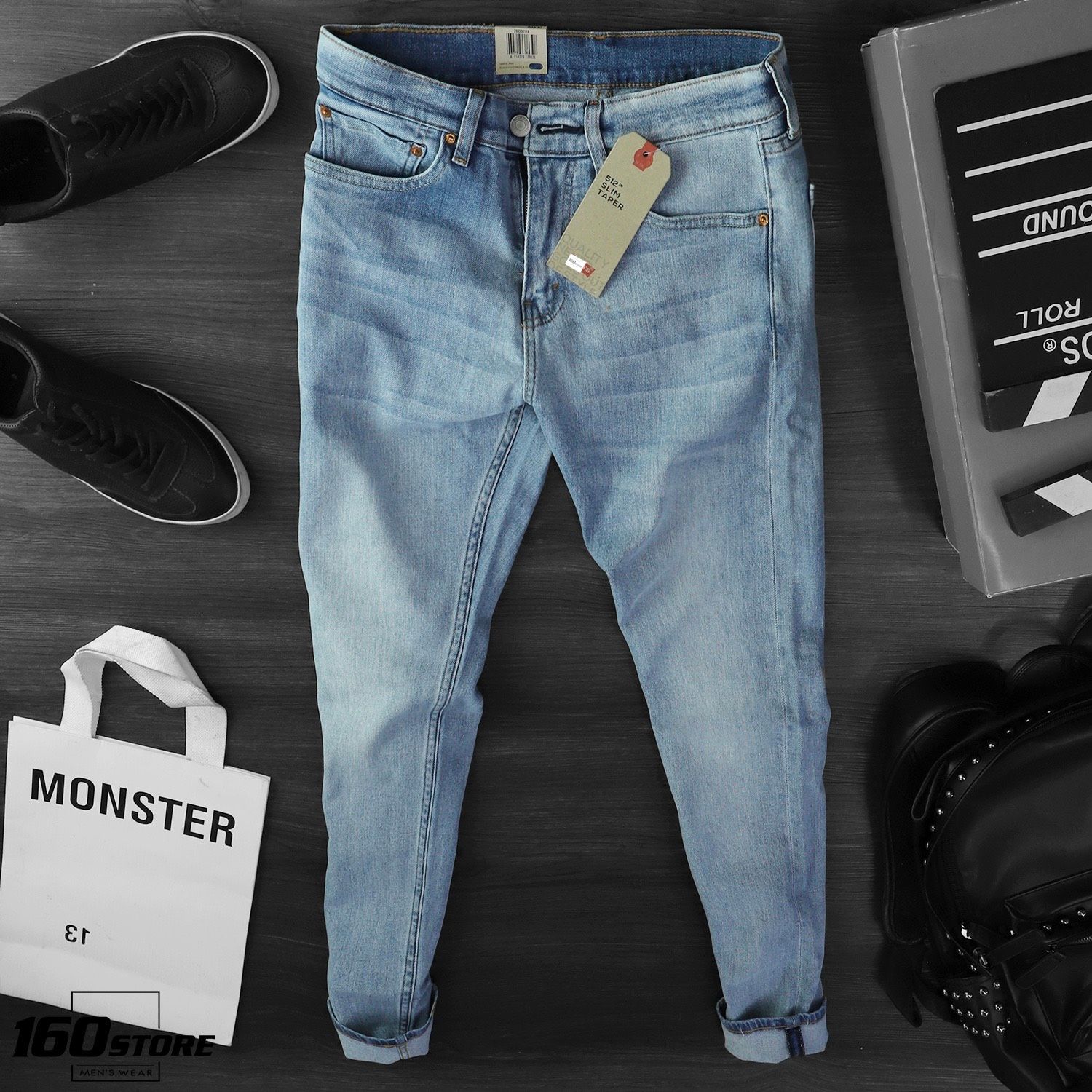 Quần jean LVIS 512 slim taper