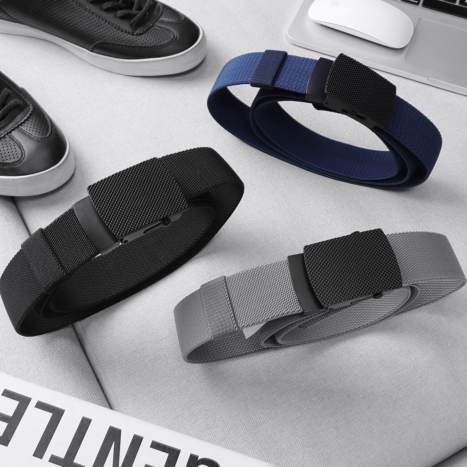 Thắt lưng ICON DENIM Buckle Webbing Belt