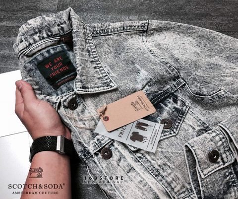 S&SODA Denim Embroidered Jacket
