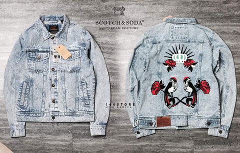 S&SODA Denim Embroidered Jacket