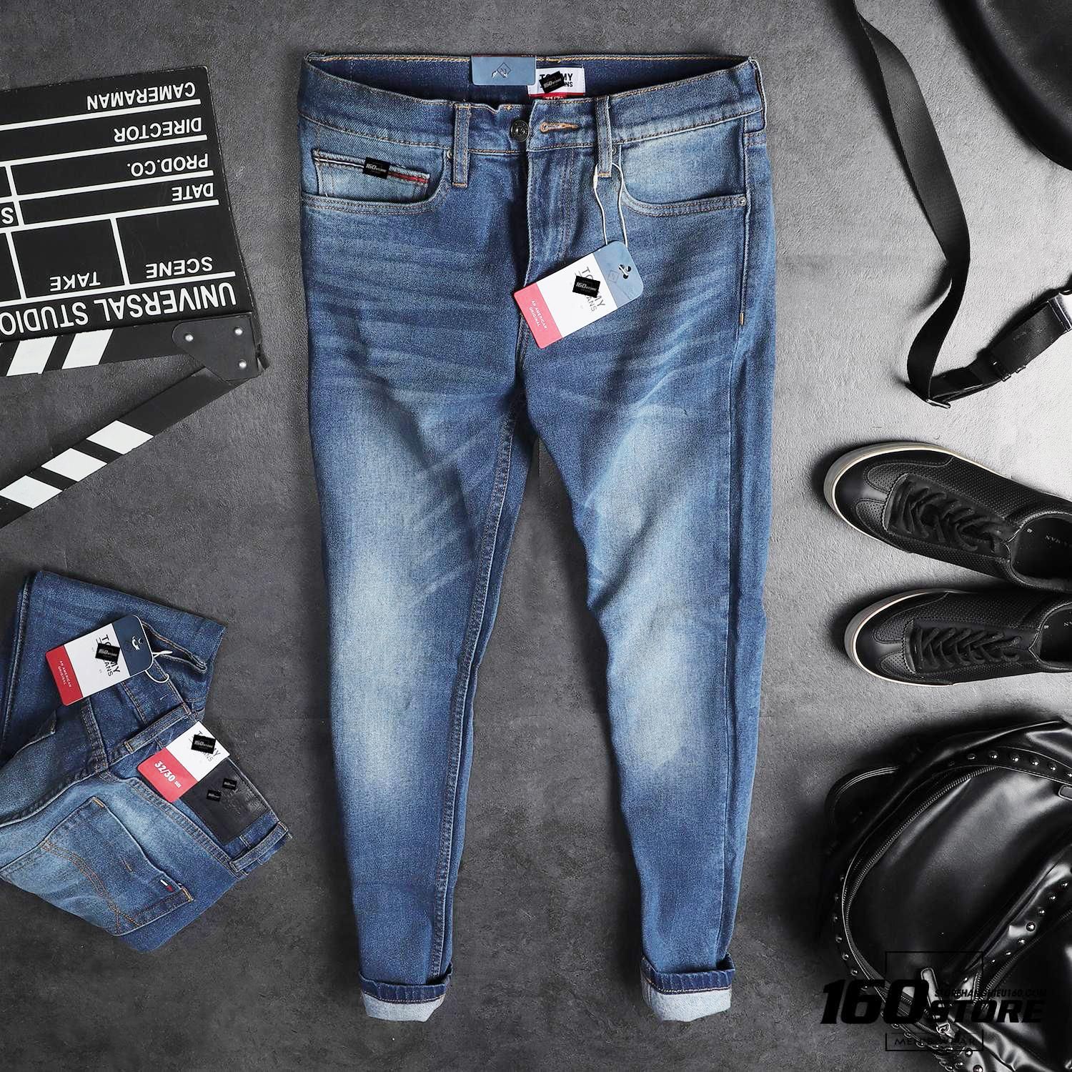 Quần jeans T.MY Mid-Blue Skinny