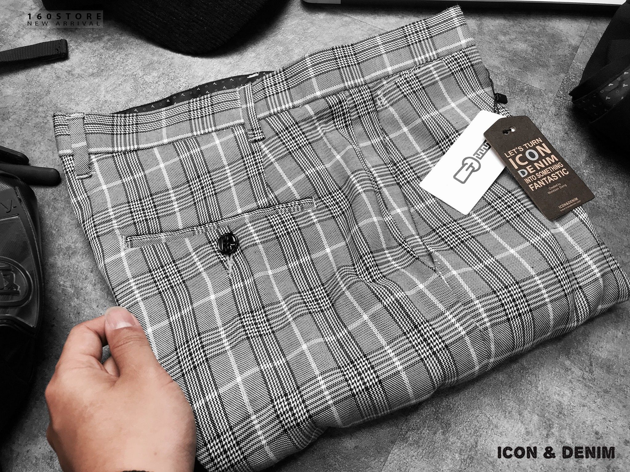 Icon & Denim Slim Fit Trousers