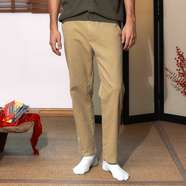 Quần Kaki ICONDENIM Basic Straight Fit