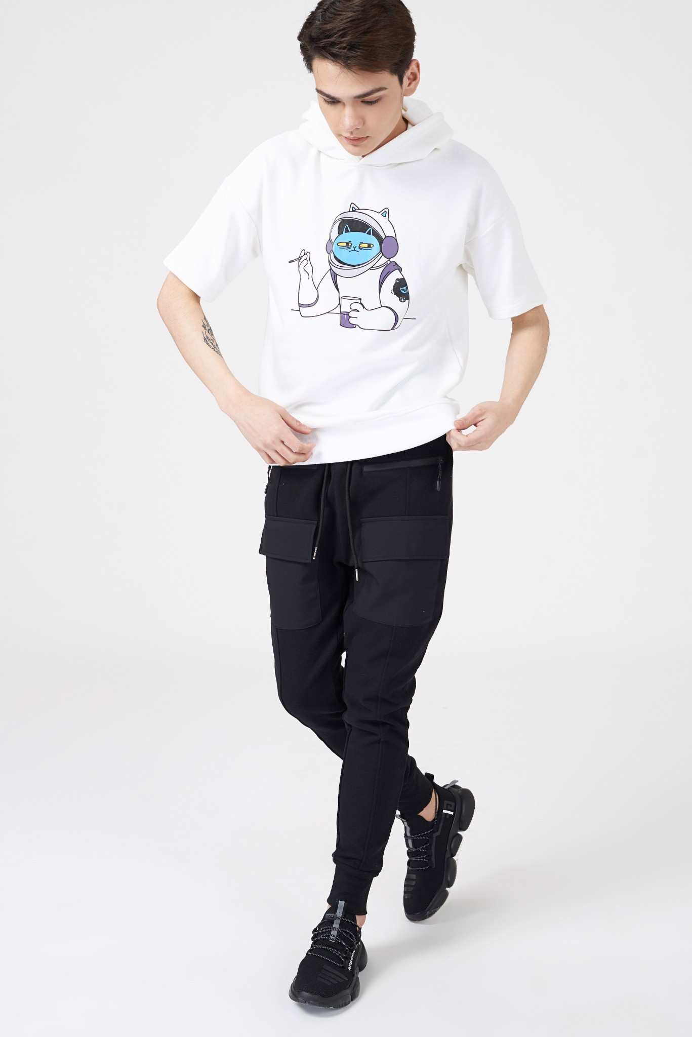 Hoodie ICON DENIM Blue Astronaut (TN)