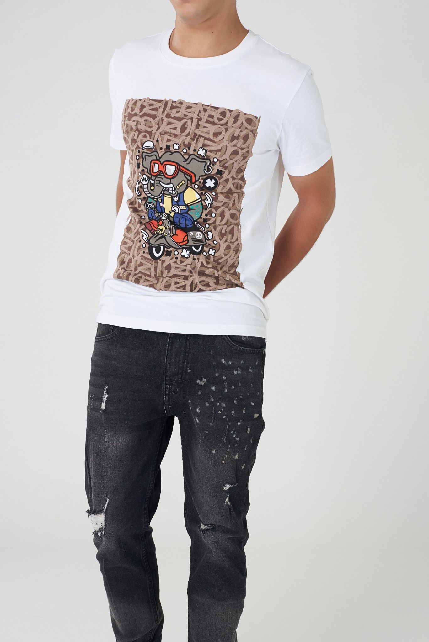 Áo thun ICON DENIM Printed - Vespa