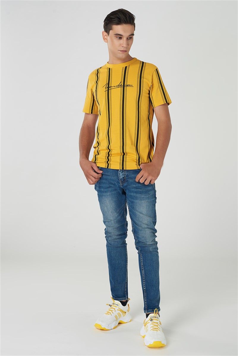 Áo thun ICON DENIM sọc