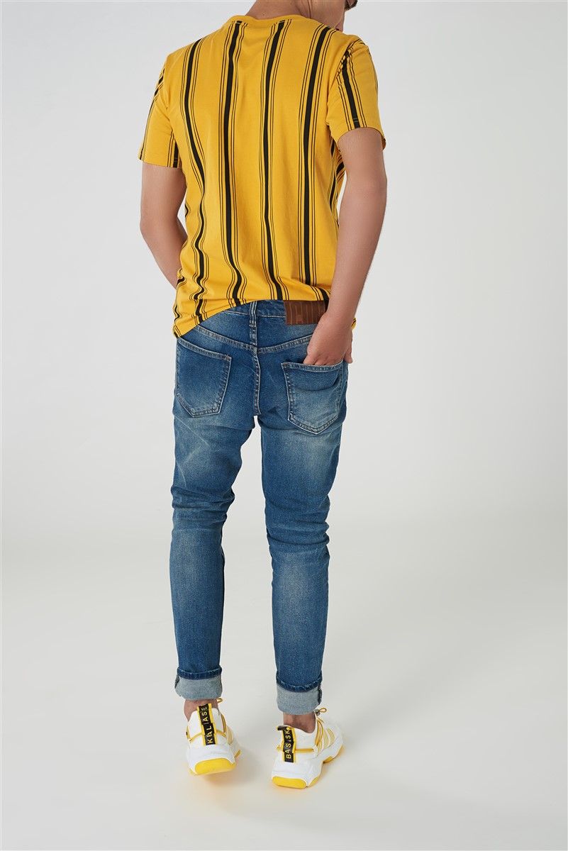 Áo thun ICON DENIM sọc