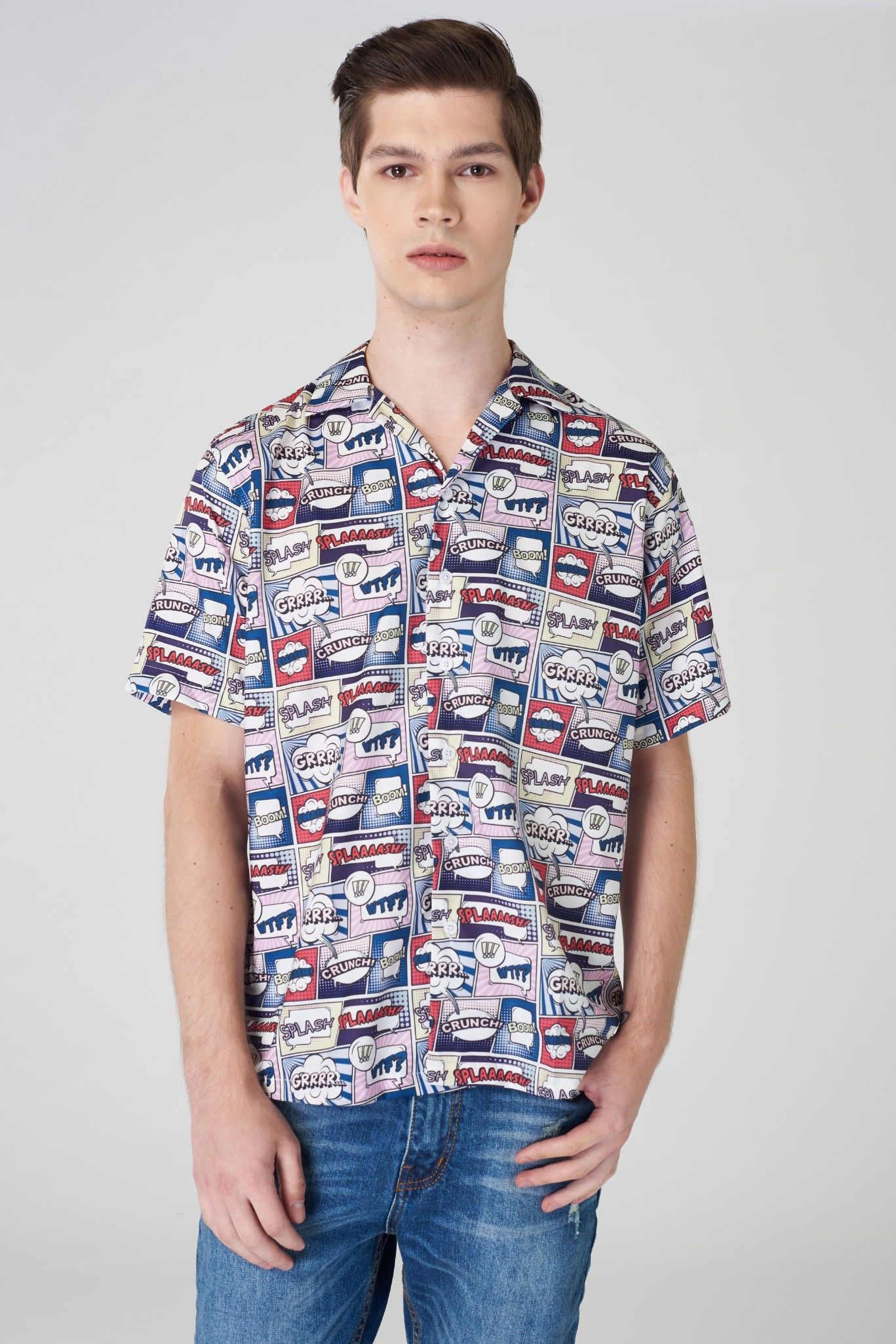 Áo sơmi ICON DENIM họa tiết (TN)