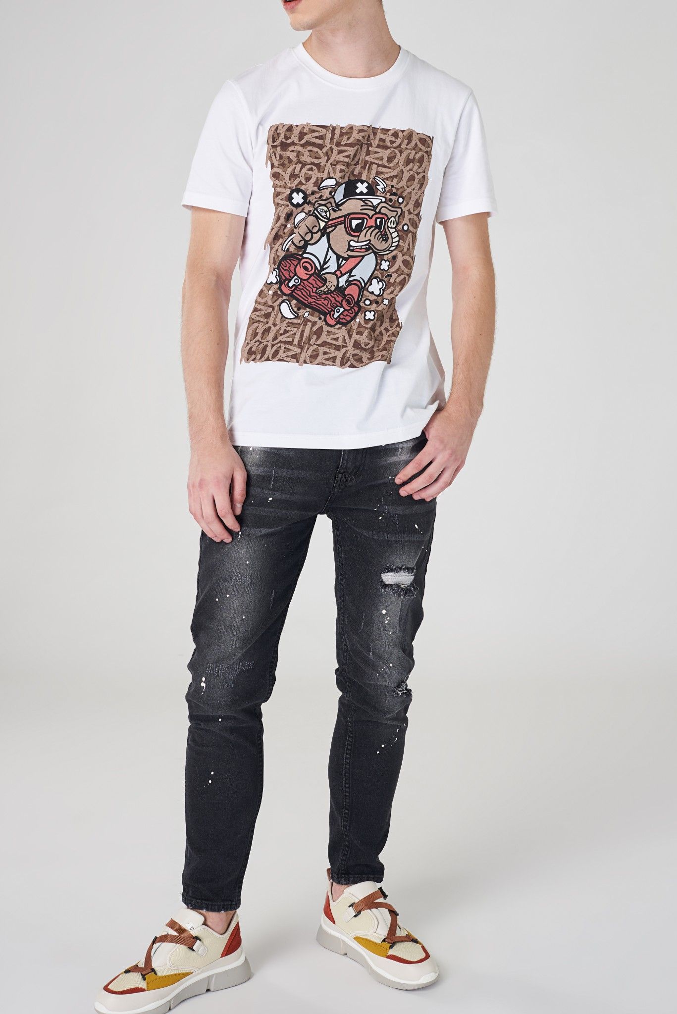 Áo thun ICON DENIM Printed - Skate
