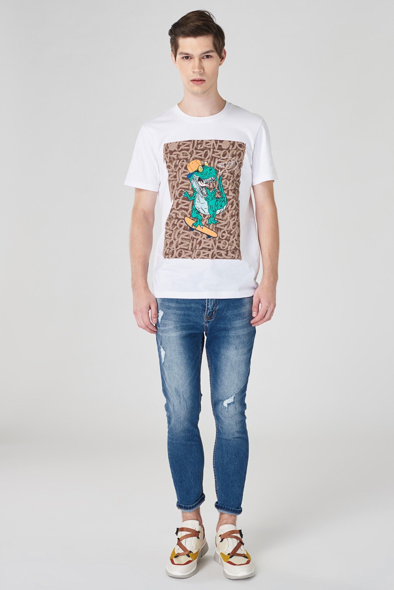 Áo thun ICON DENIM Printed - Dinosaur