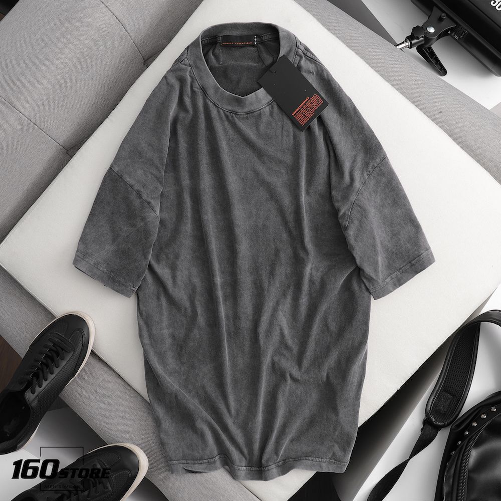Áo thun NOMOUS ESSENTIALS wash w leather label