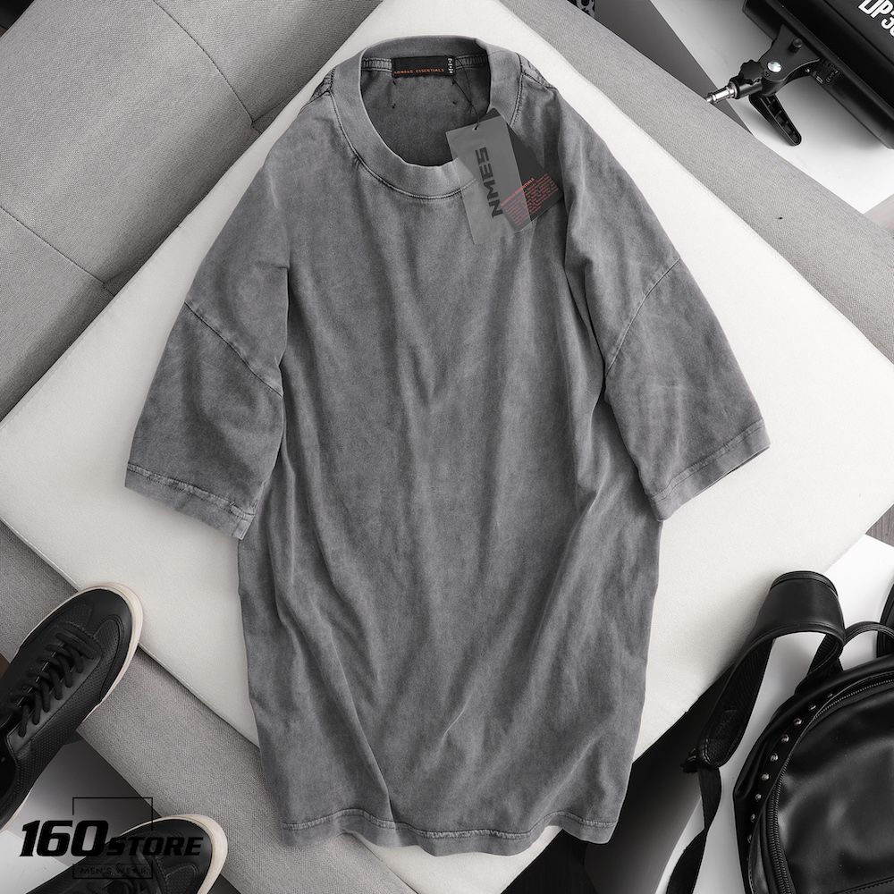 Áo thun NOMOUS ESSENTIALS wash w leather label