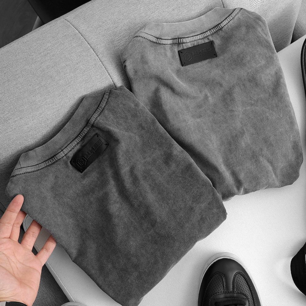 Áo thun NOMOUS ESSENTIALS wash w leather label