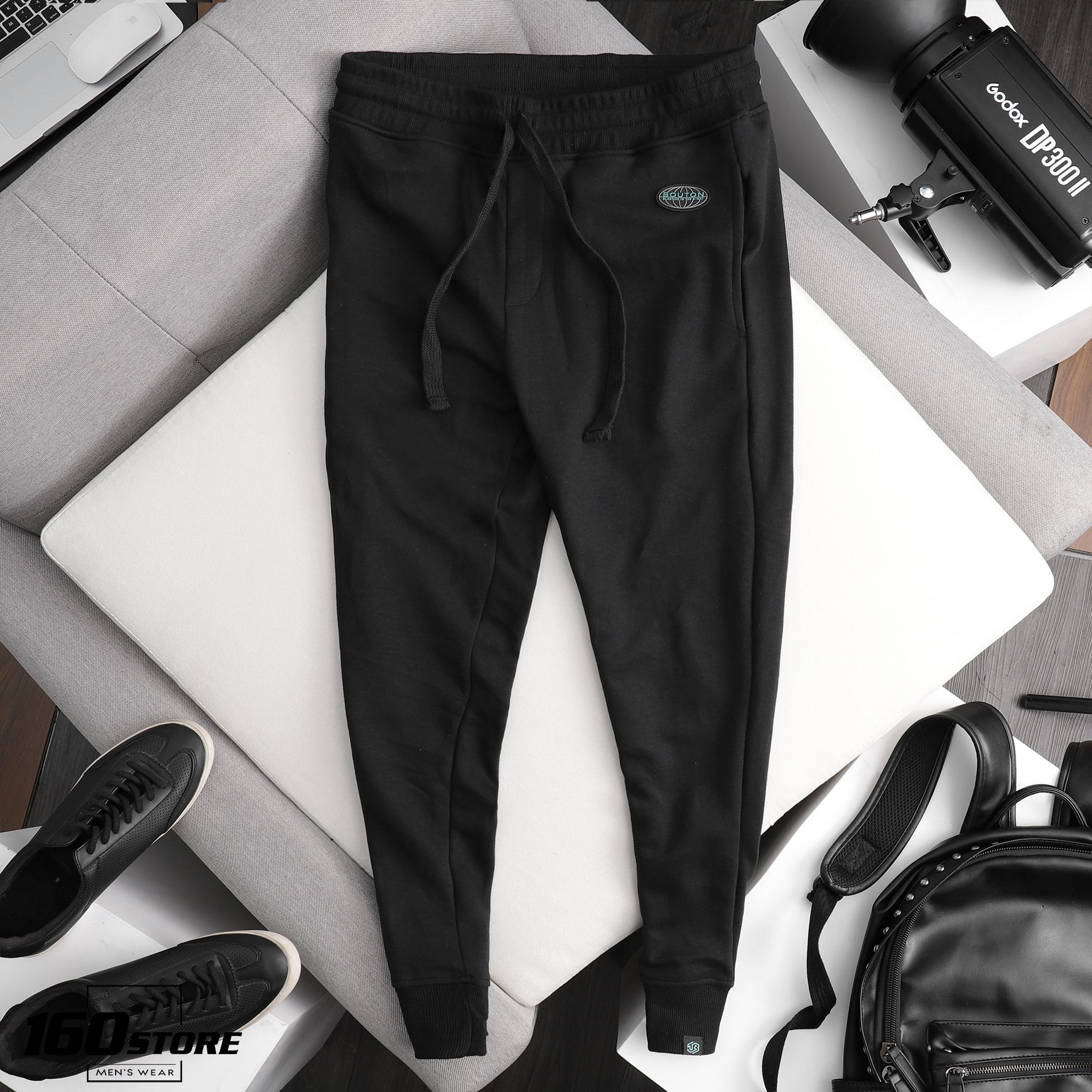 Quần jogger BOUTON w logo ss21