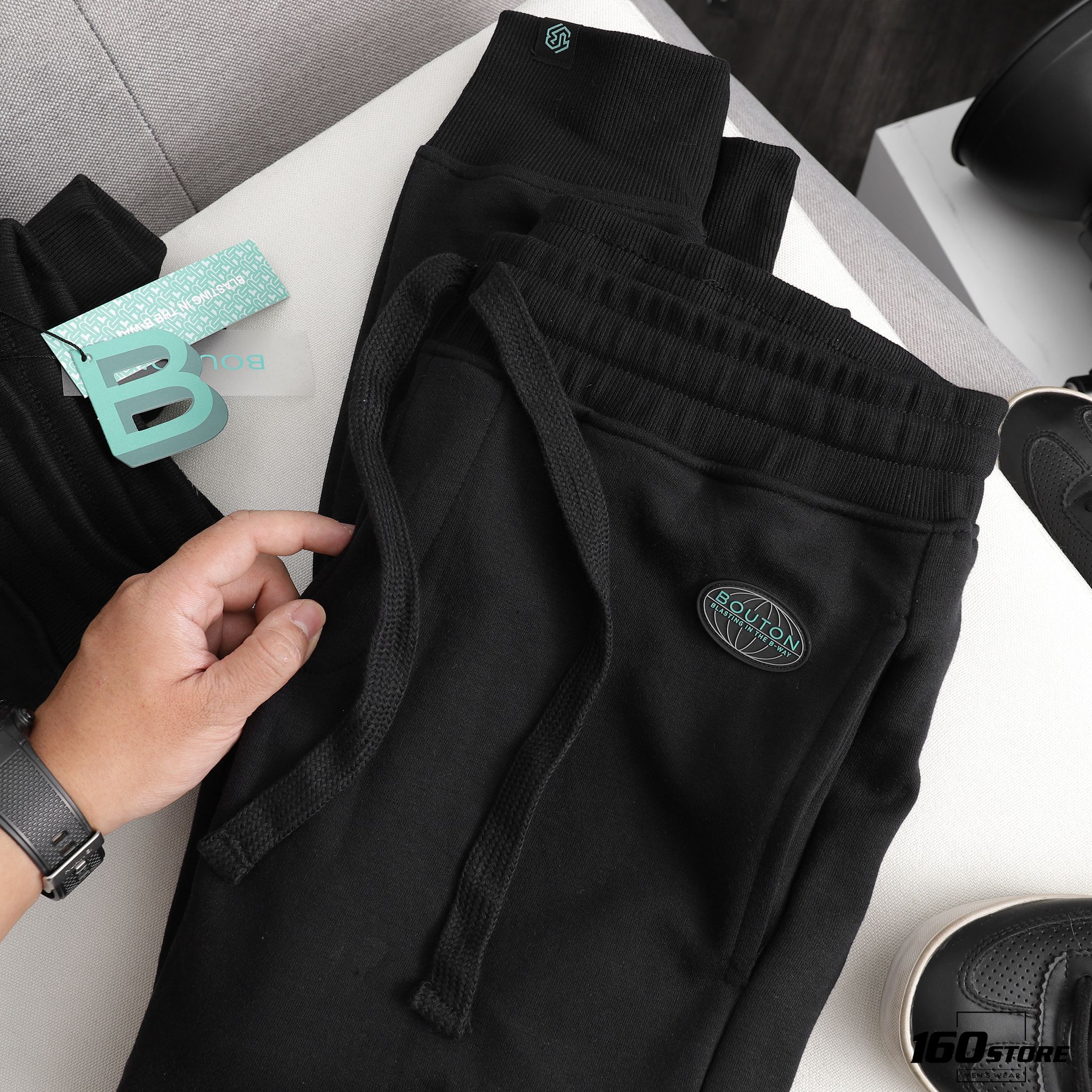 Quần jogger BOUTON w logo ss21