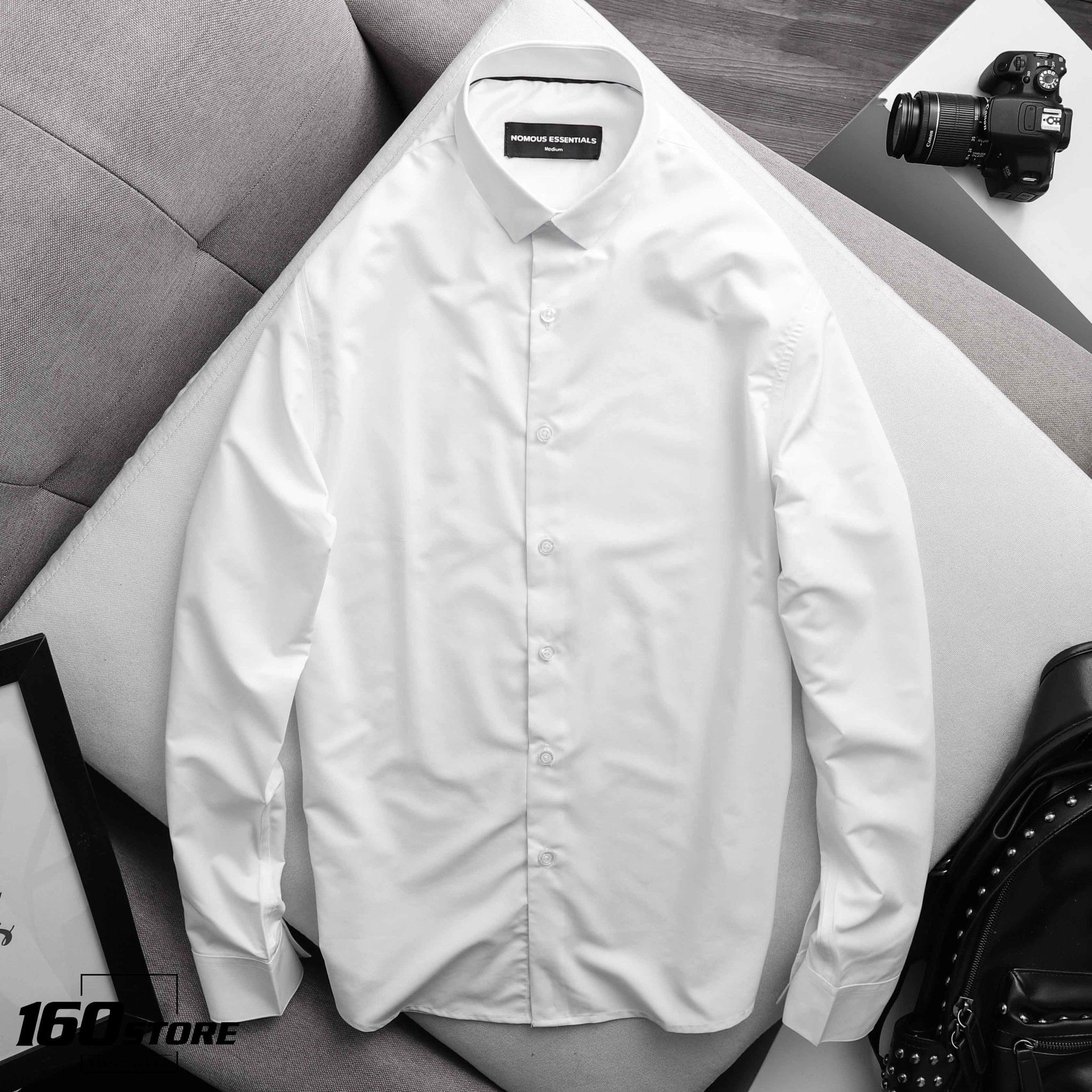 Áo sơmi NOMOUS ESSENTIALS White slim