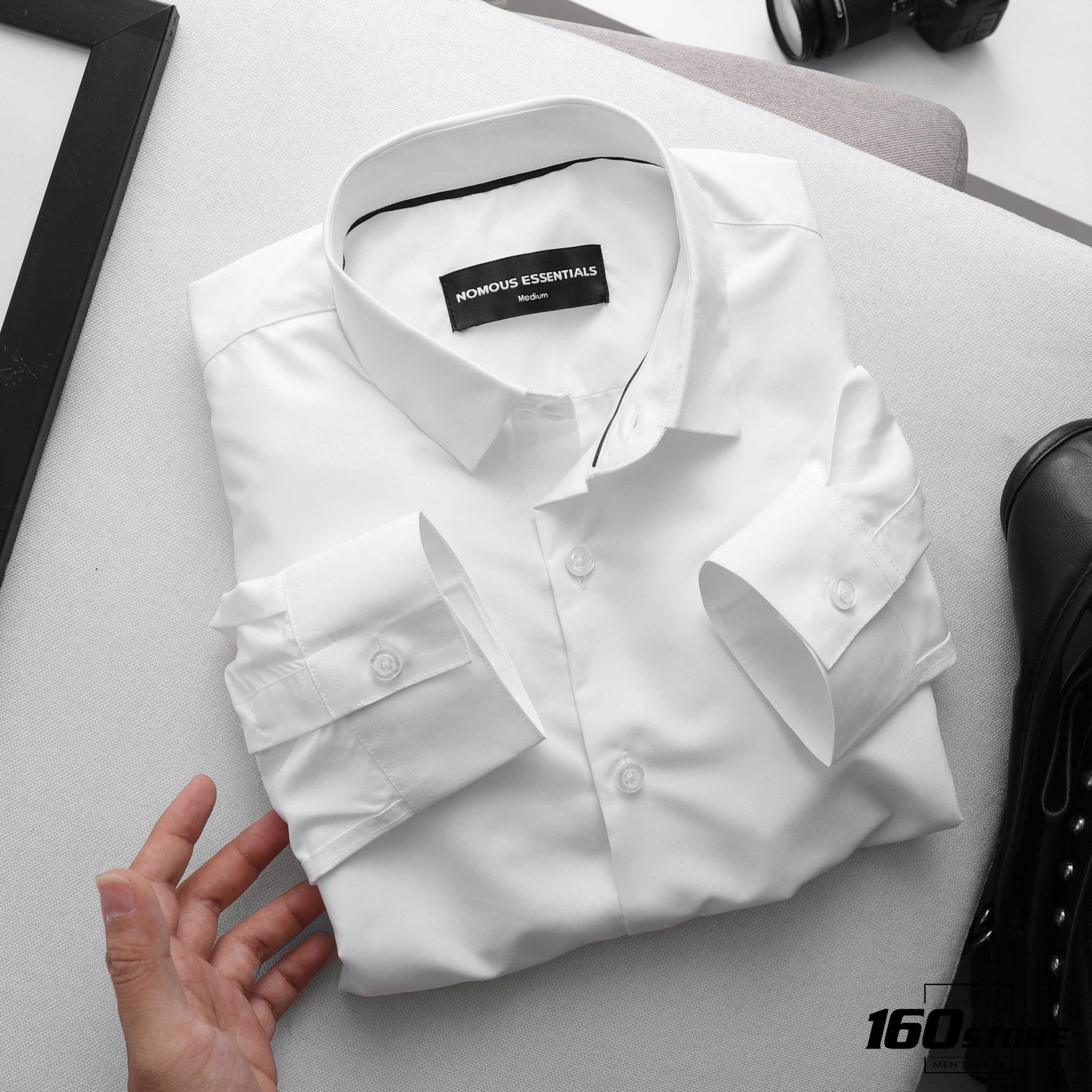Áo sơmi NOMOUS ESSENTIALS White slim