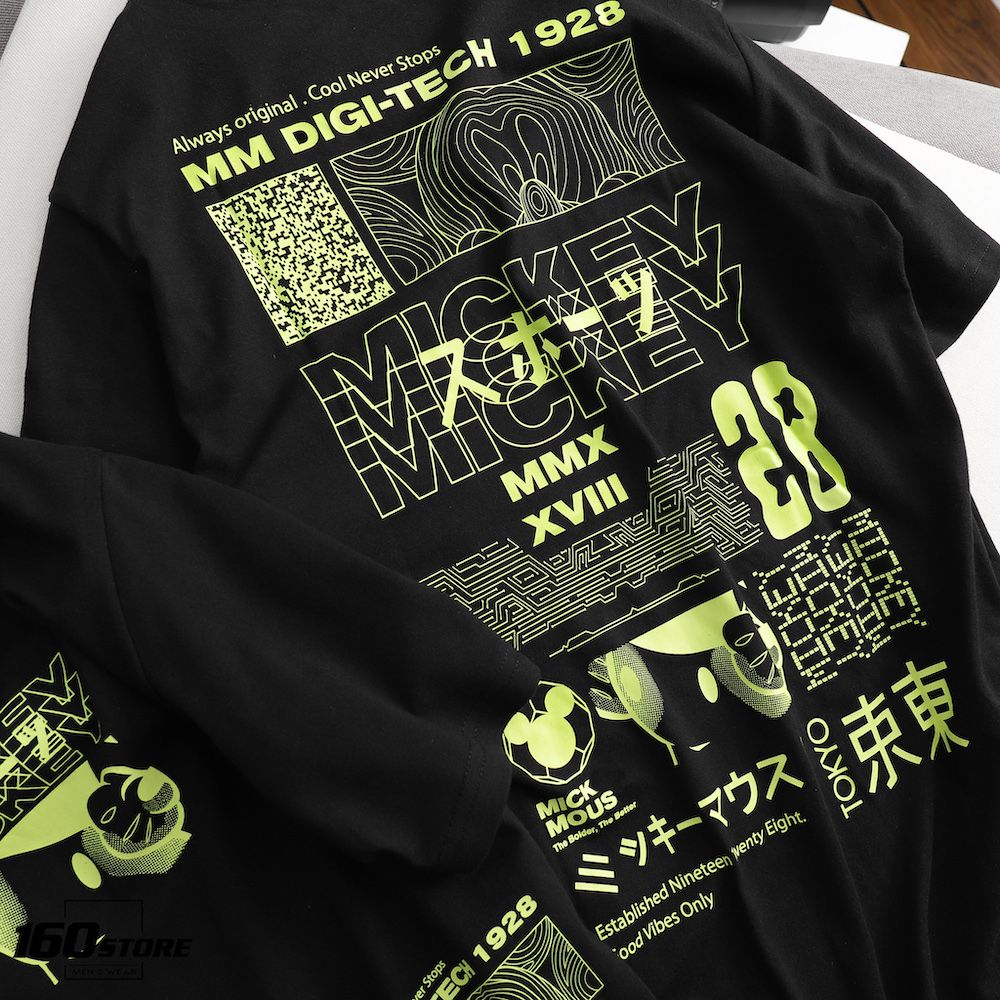 Áo thun P.B x M.Mouse Printed