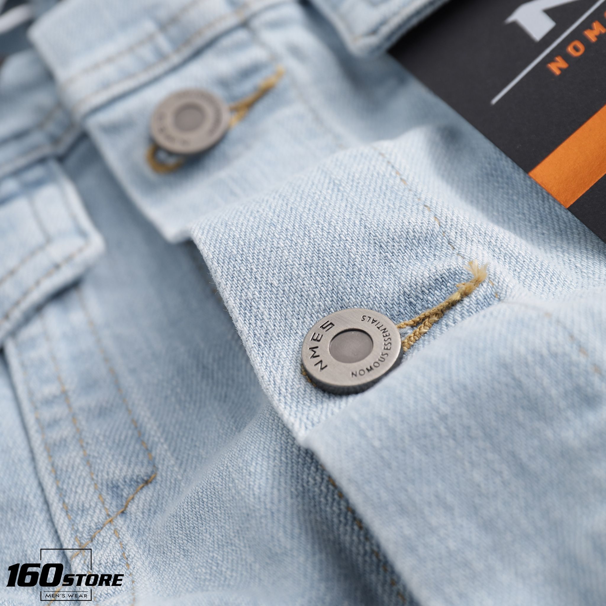Áo khoác jeans NOMOUS ESSENTIALS light blue