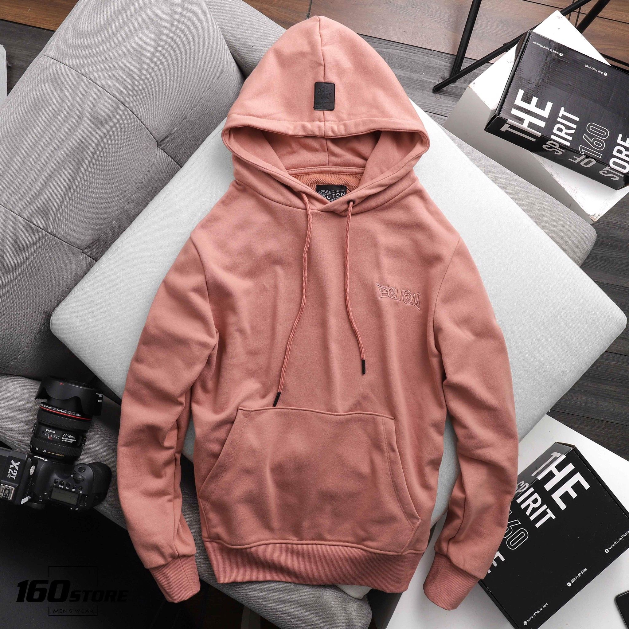 Áo hoodie BOUTON embroidery