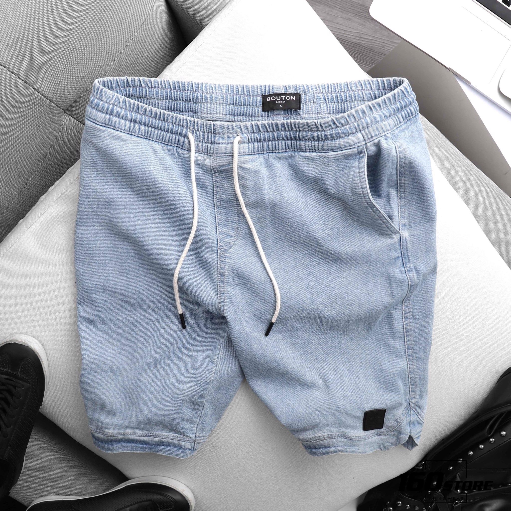 Quần short BOUTON denim