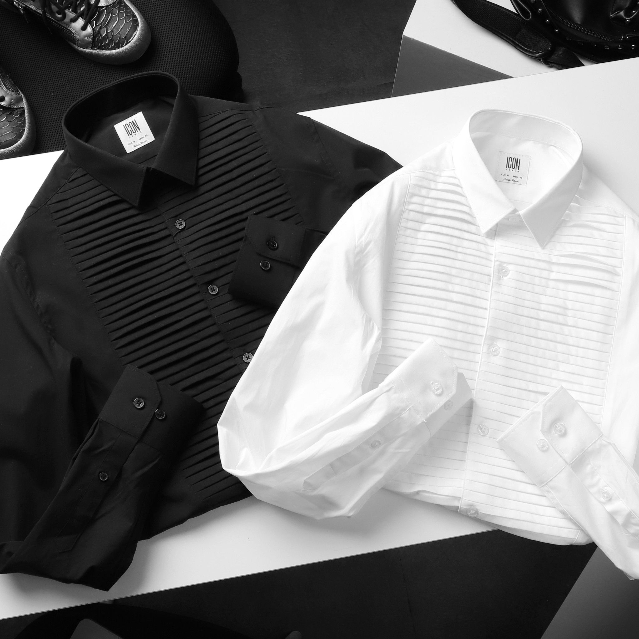Áo sơmi ICON DENIM Tuxedo