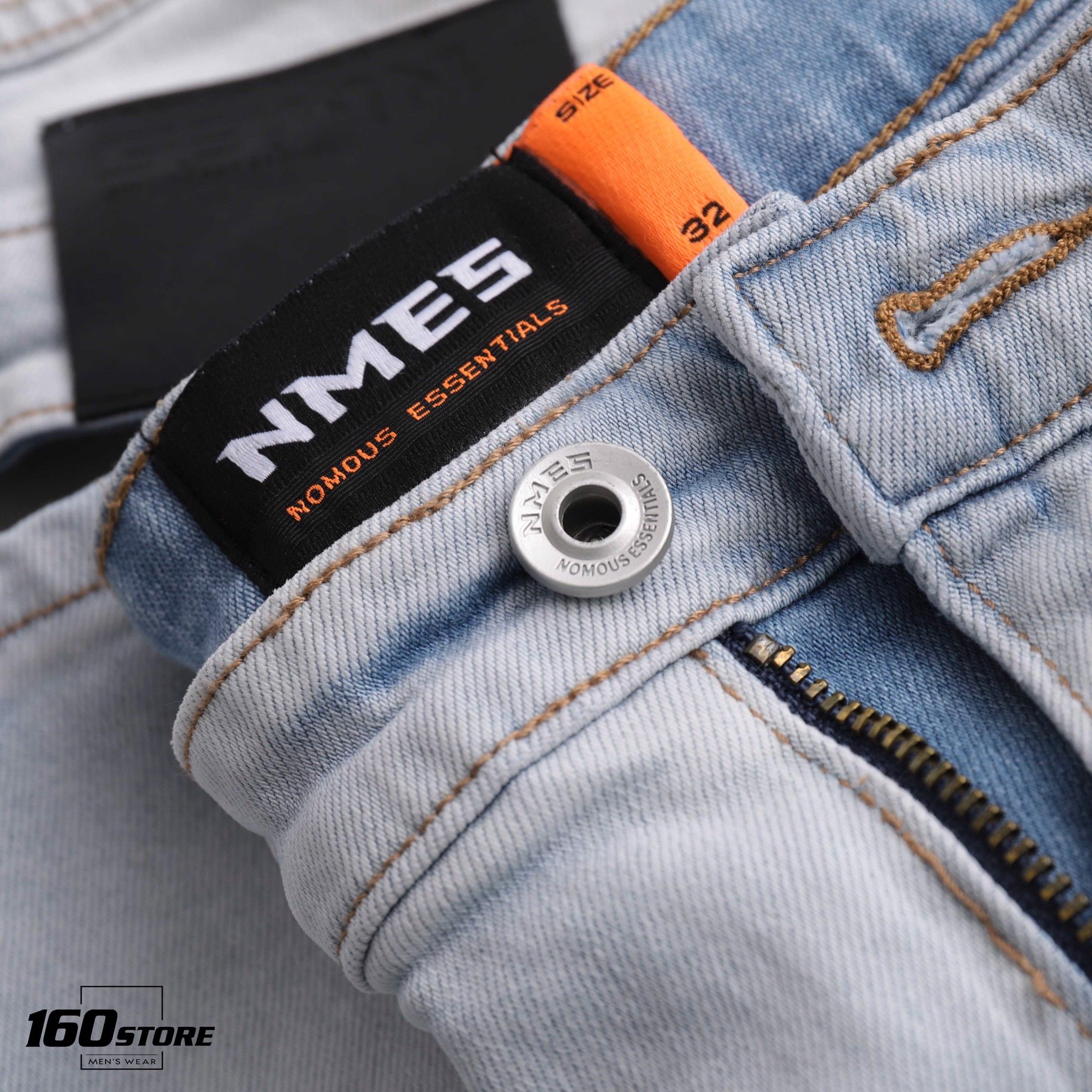 Quần jeans NOMOUS ESSENTIALS light bule slim