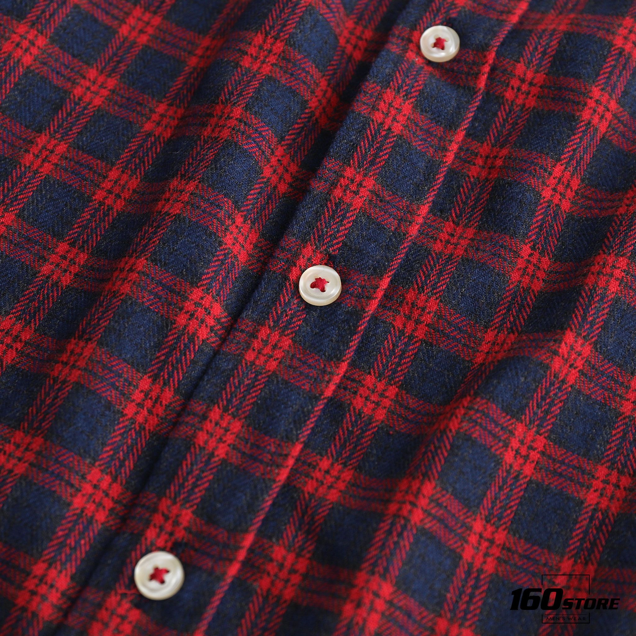 Áo sơmi BOUTON caro flannel