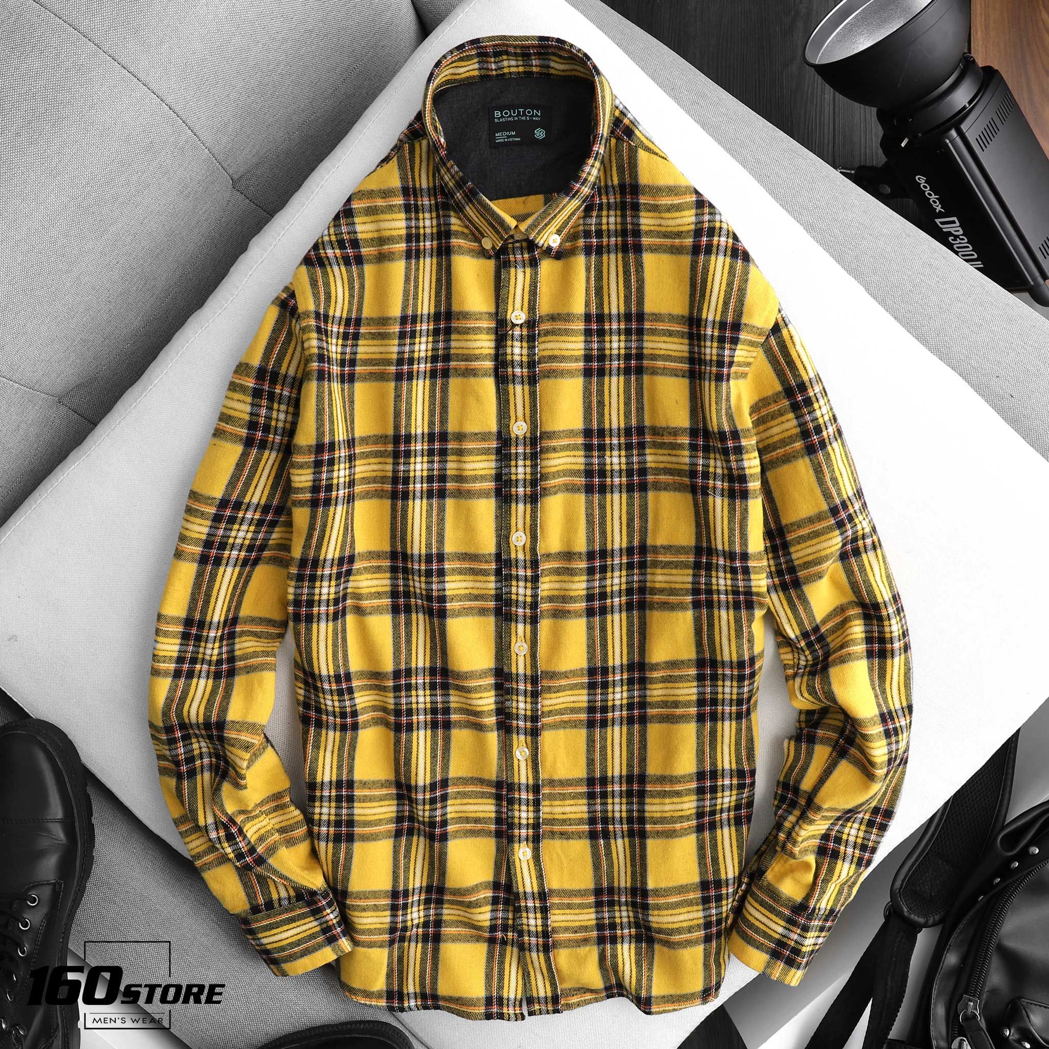 Áo sơmi BOUTON caro flannel