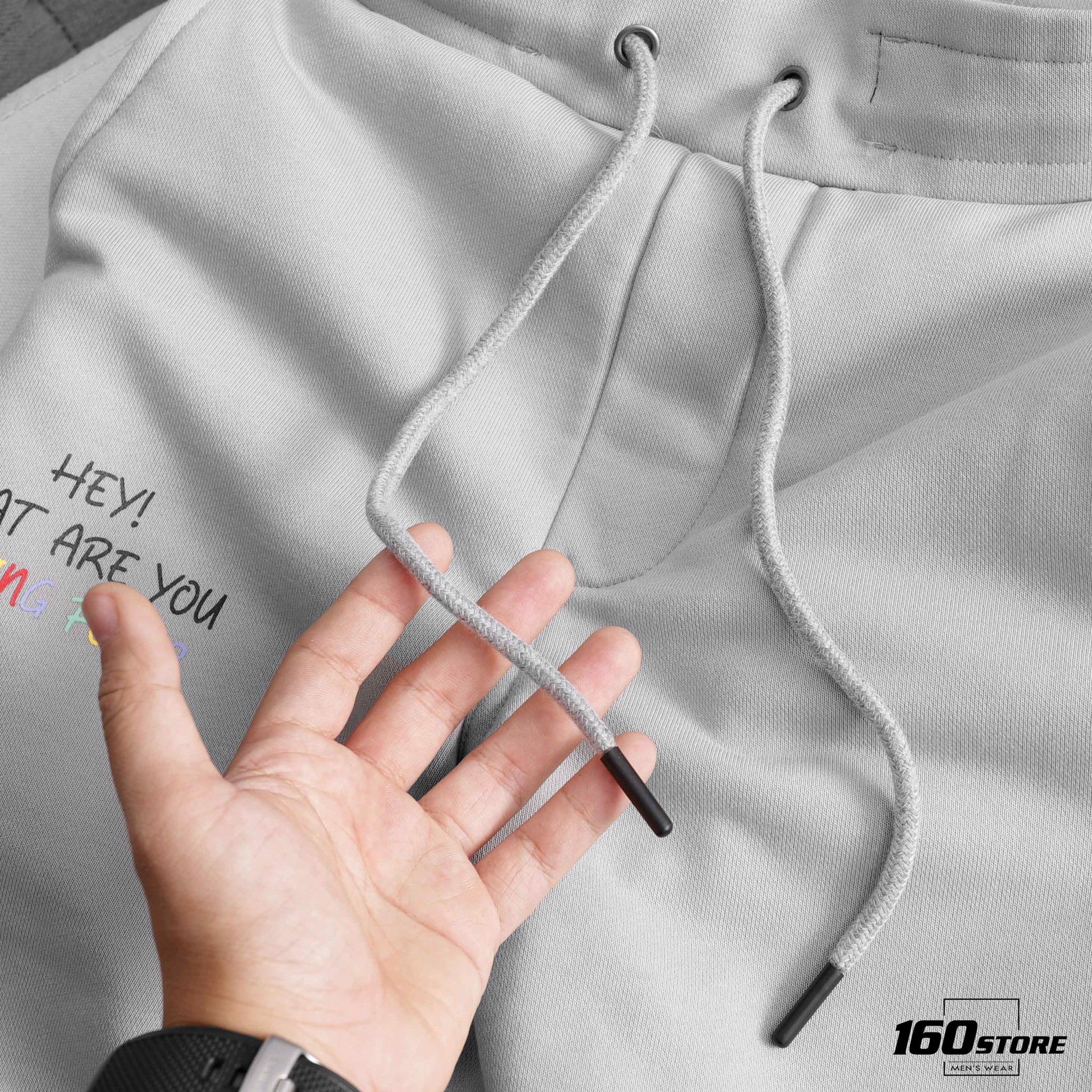 Quần short BOUTON pique w logo ss21