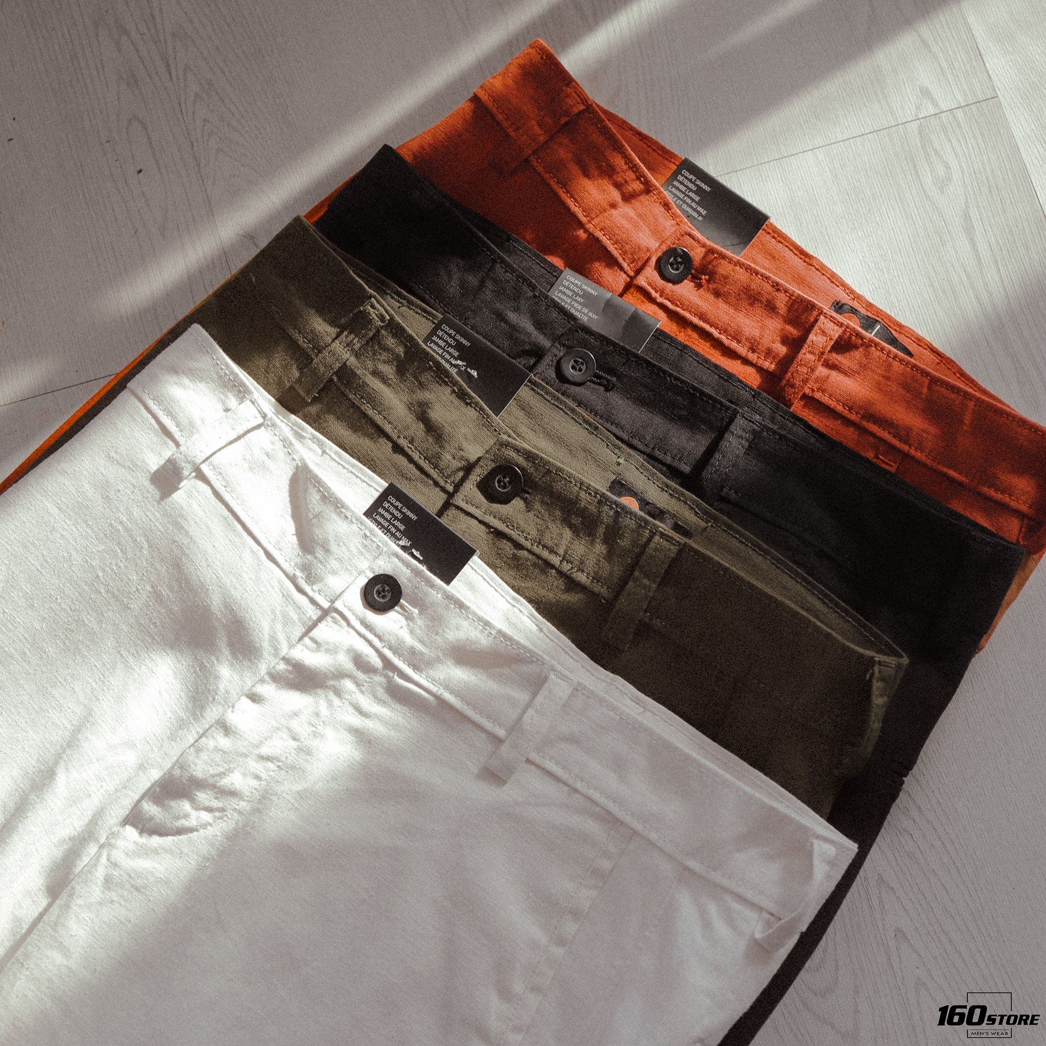 Quần Short Linen BOUTON Basic Slim