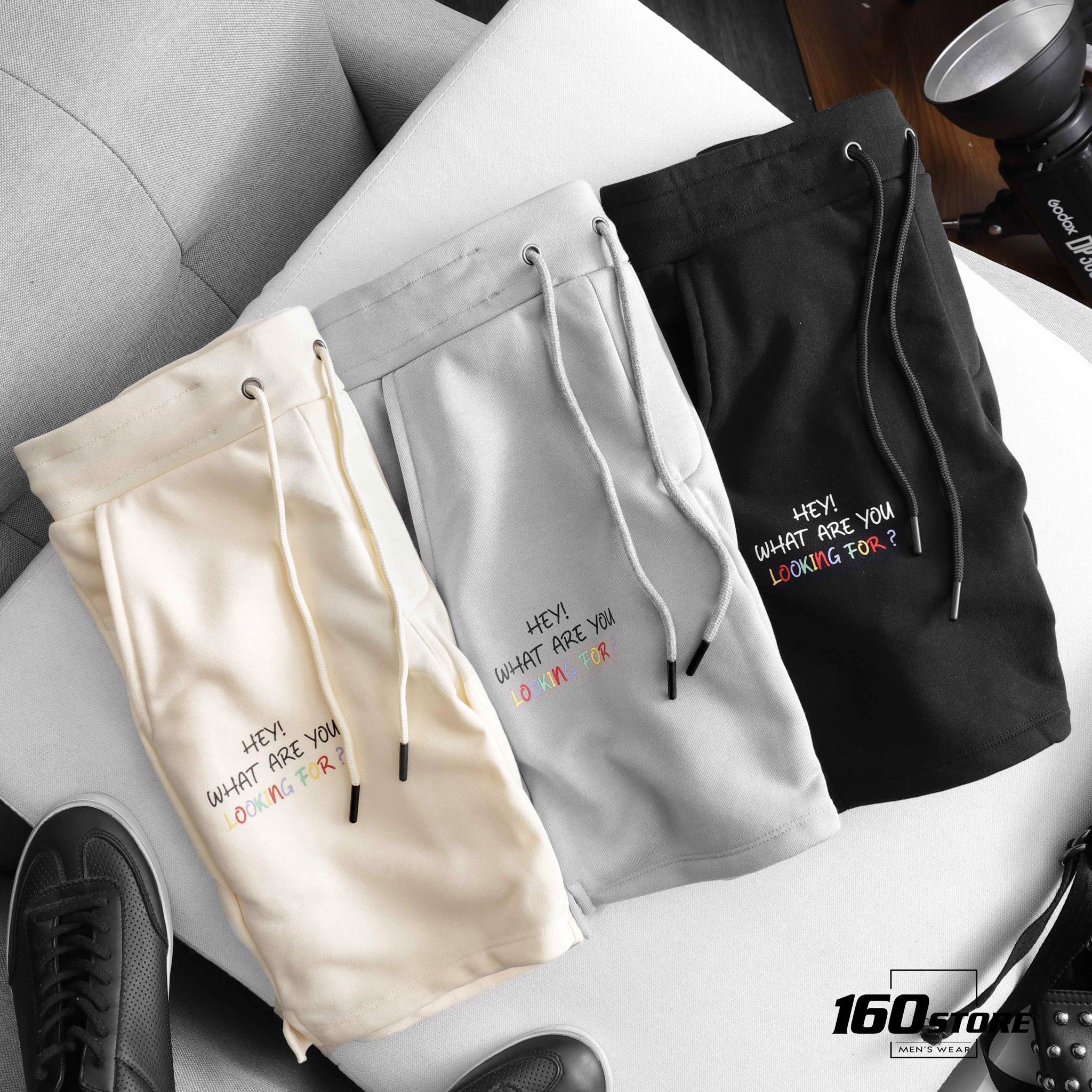 Quần short BOUTON pique w logo ss21