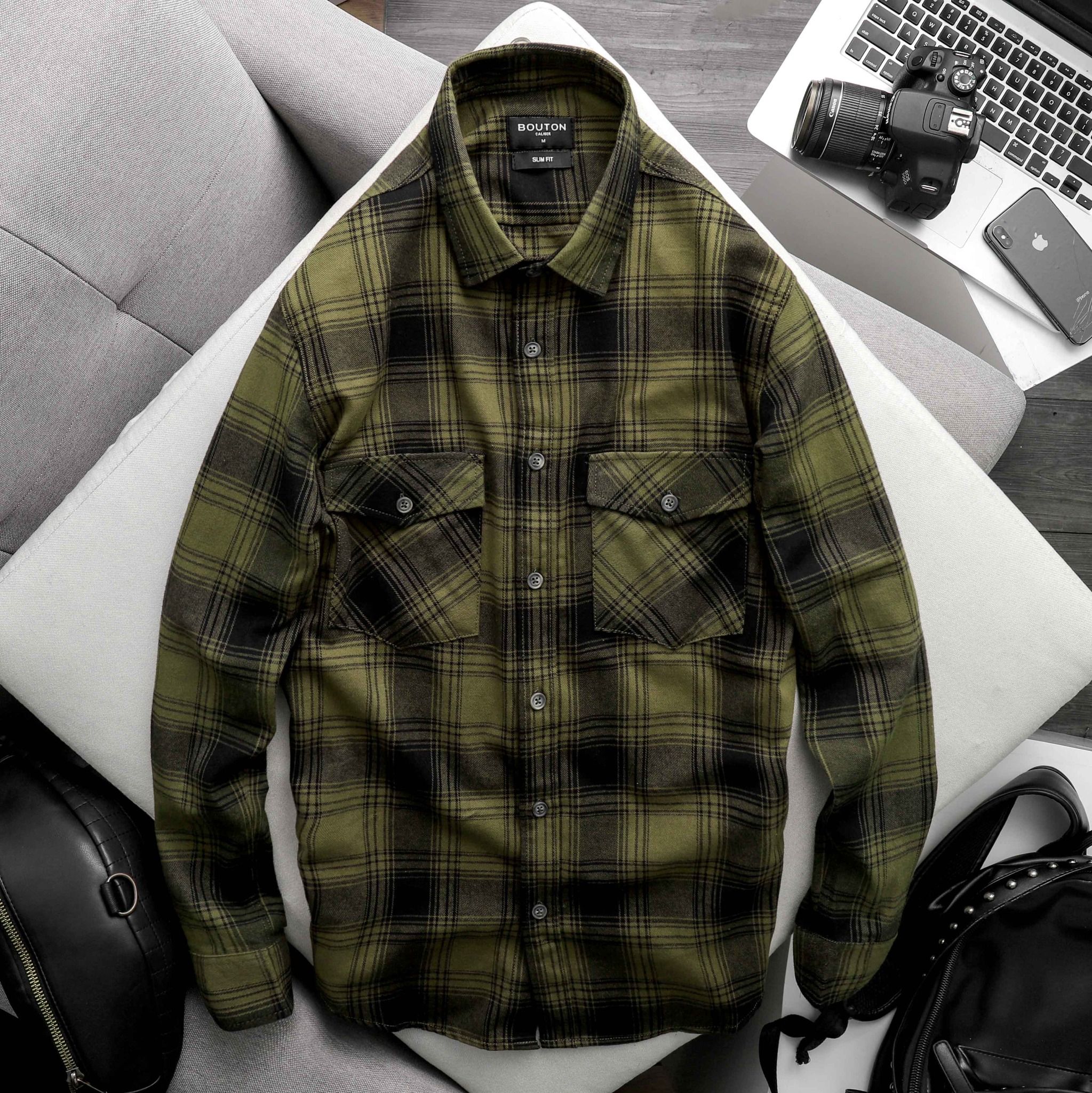 Áo Sơmi Caro BOUTON Flannel
