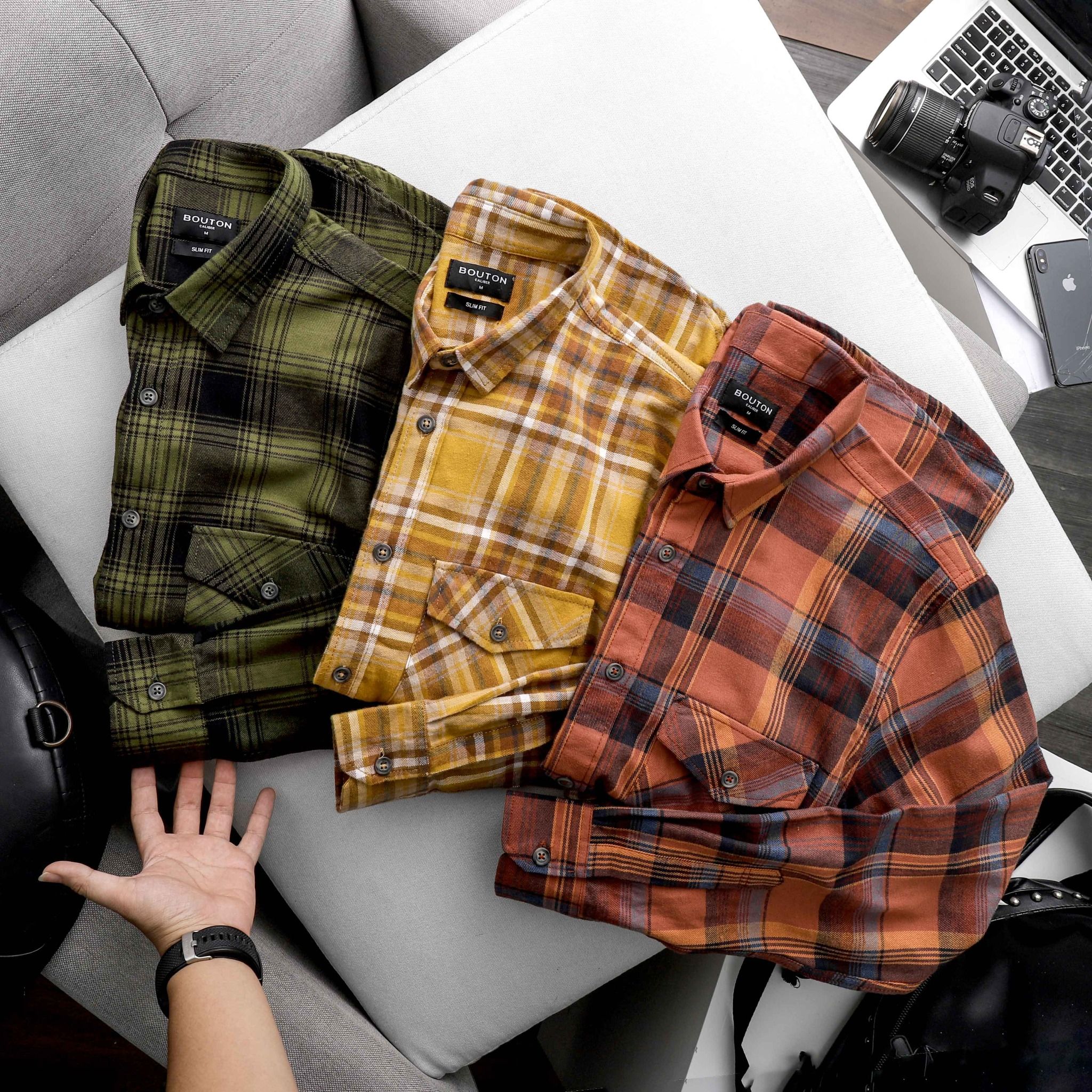 Áo Sơmi Caro BOUTON Flannel