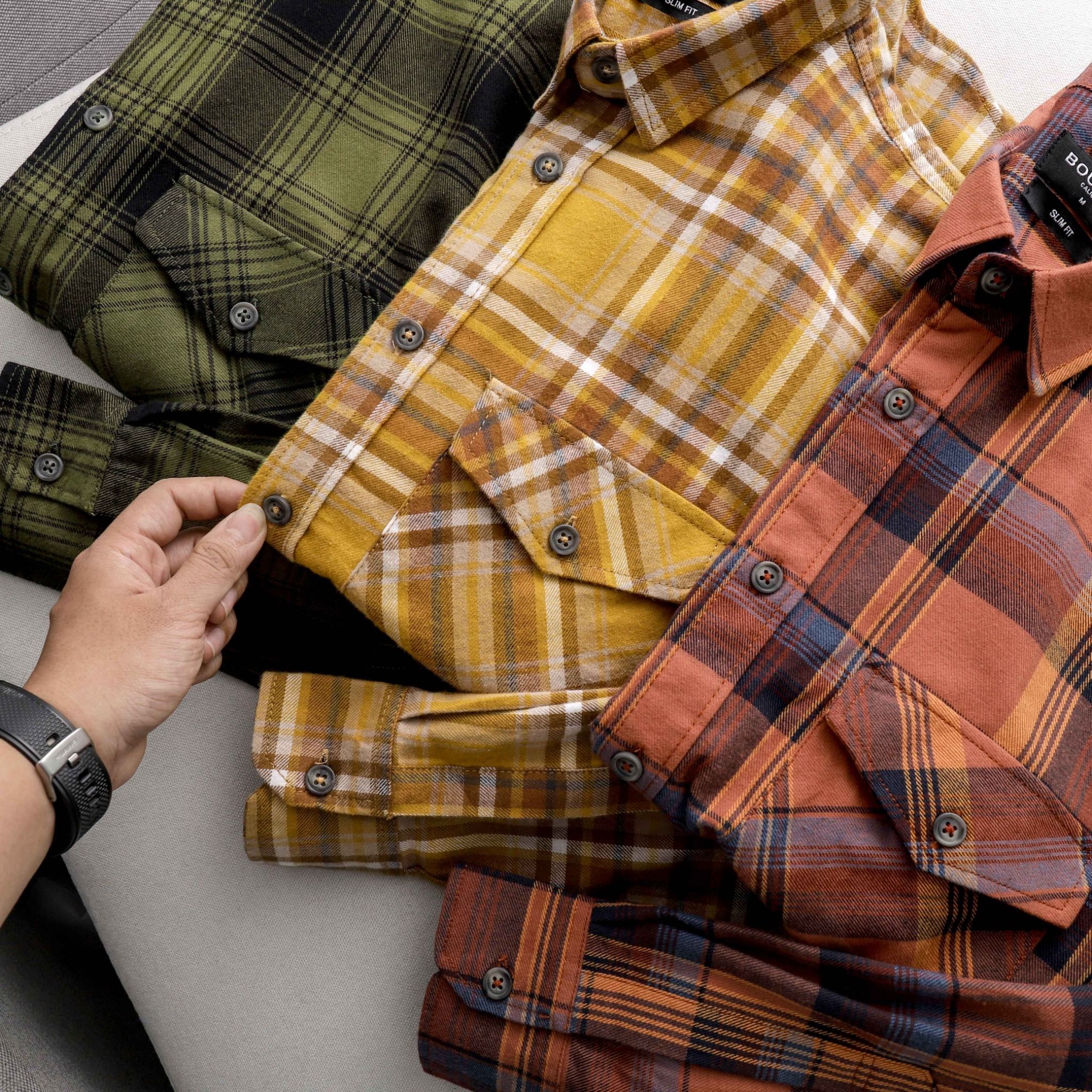 Áo Sơmi Caro BOUTON Flannel