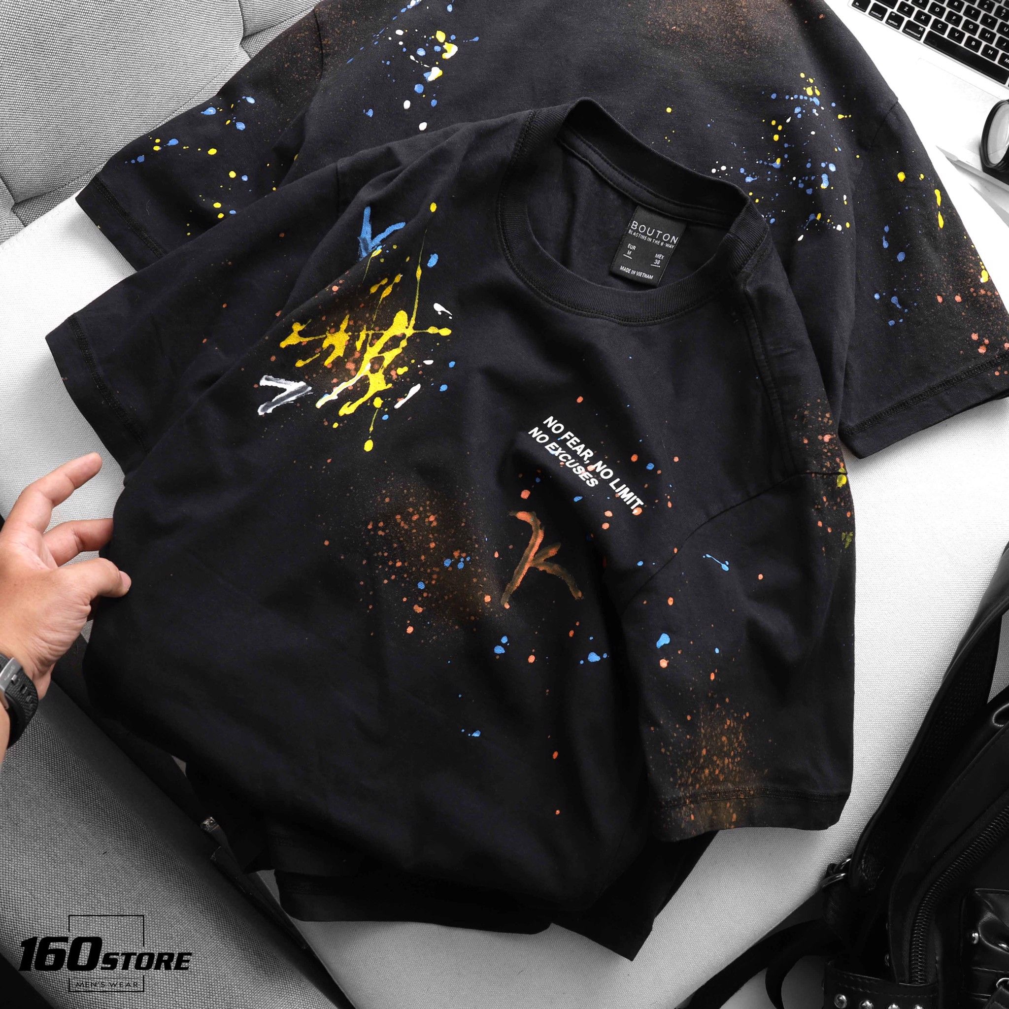 Áo thun BOUTON Paint splatter