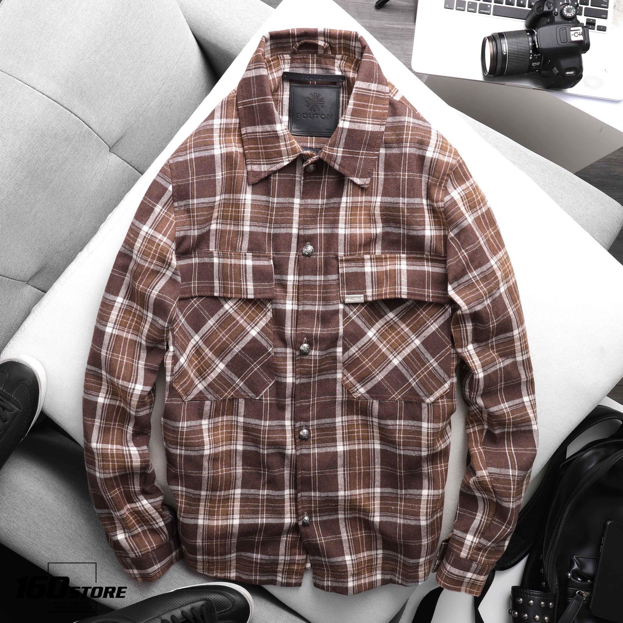 Áo khoác sơmi BOUTON flannel