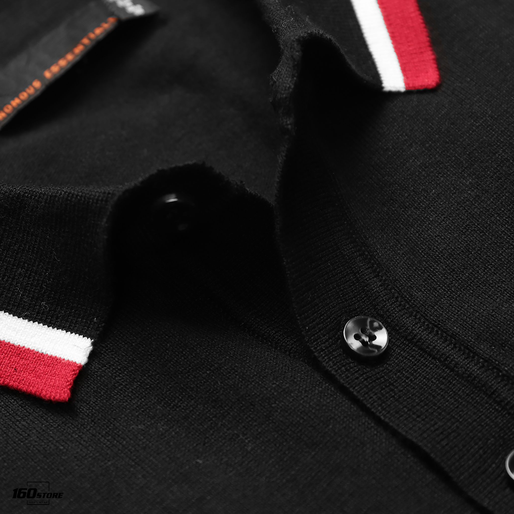Áo polo len (sweater) NOMOUS ESSENTIALS Striped Logo