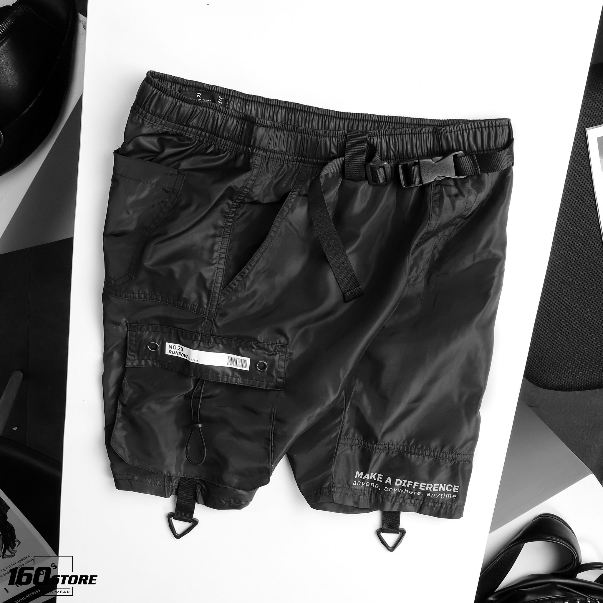 Quần short RUNPOW cargo ss20