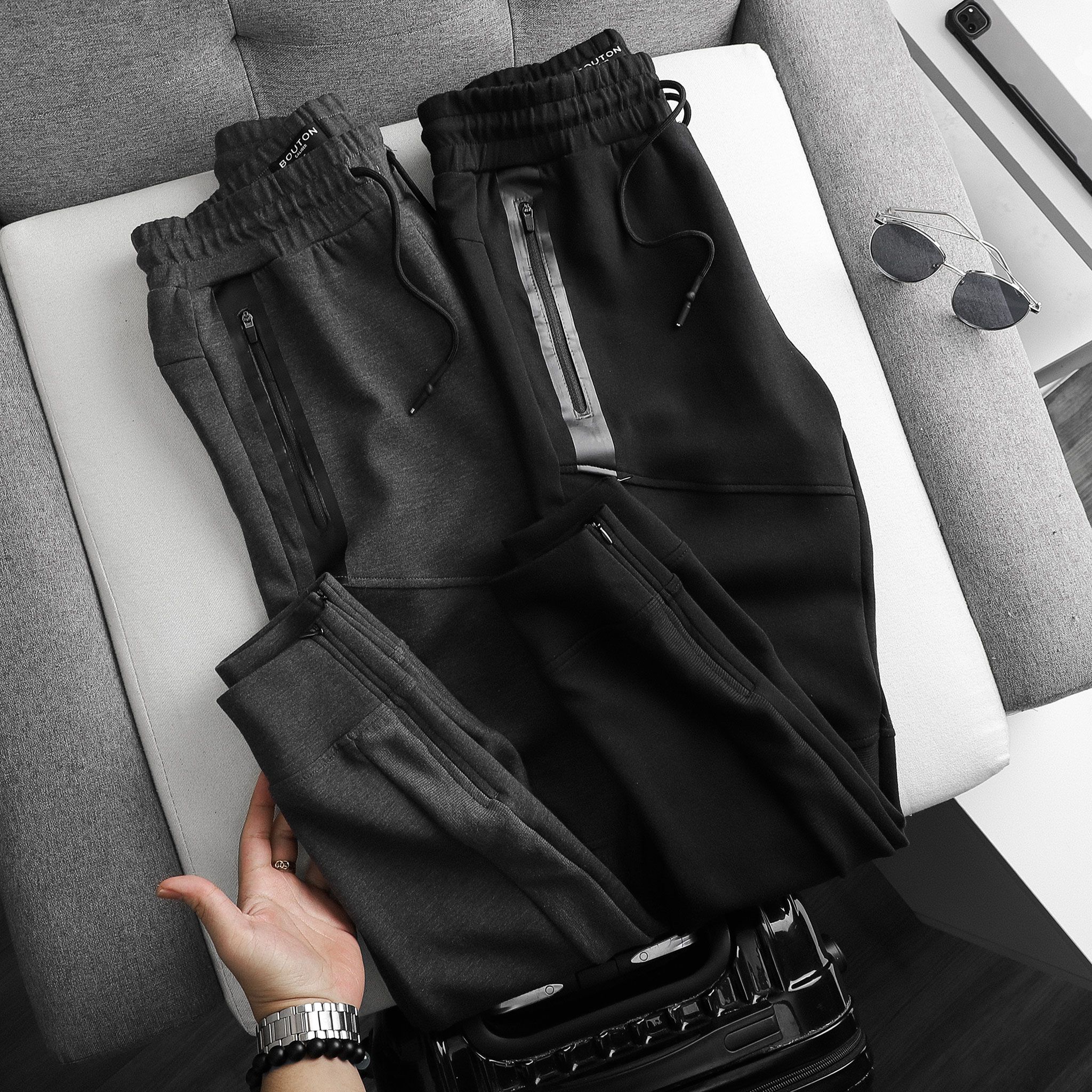 Quần Jogger BOUTON With Zipper