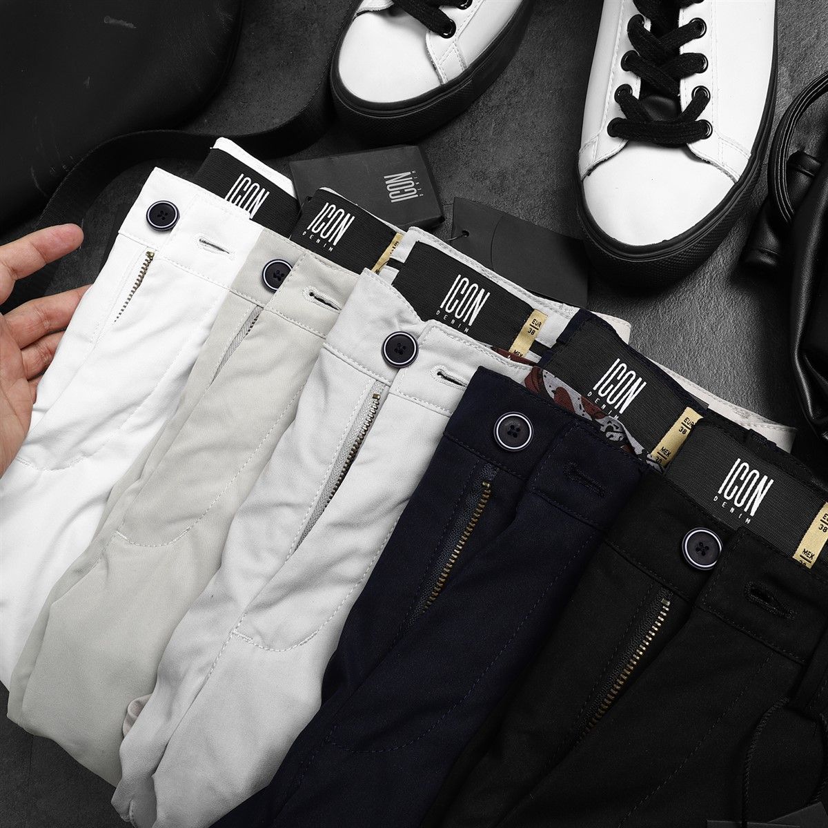 Quần kaki ICON DENIM slim