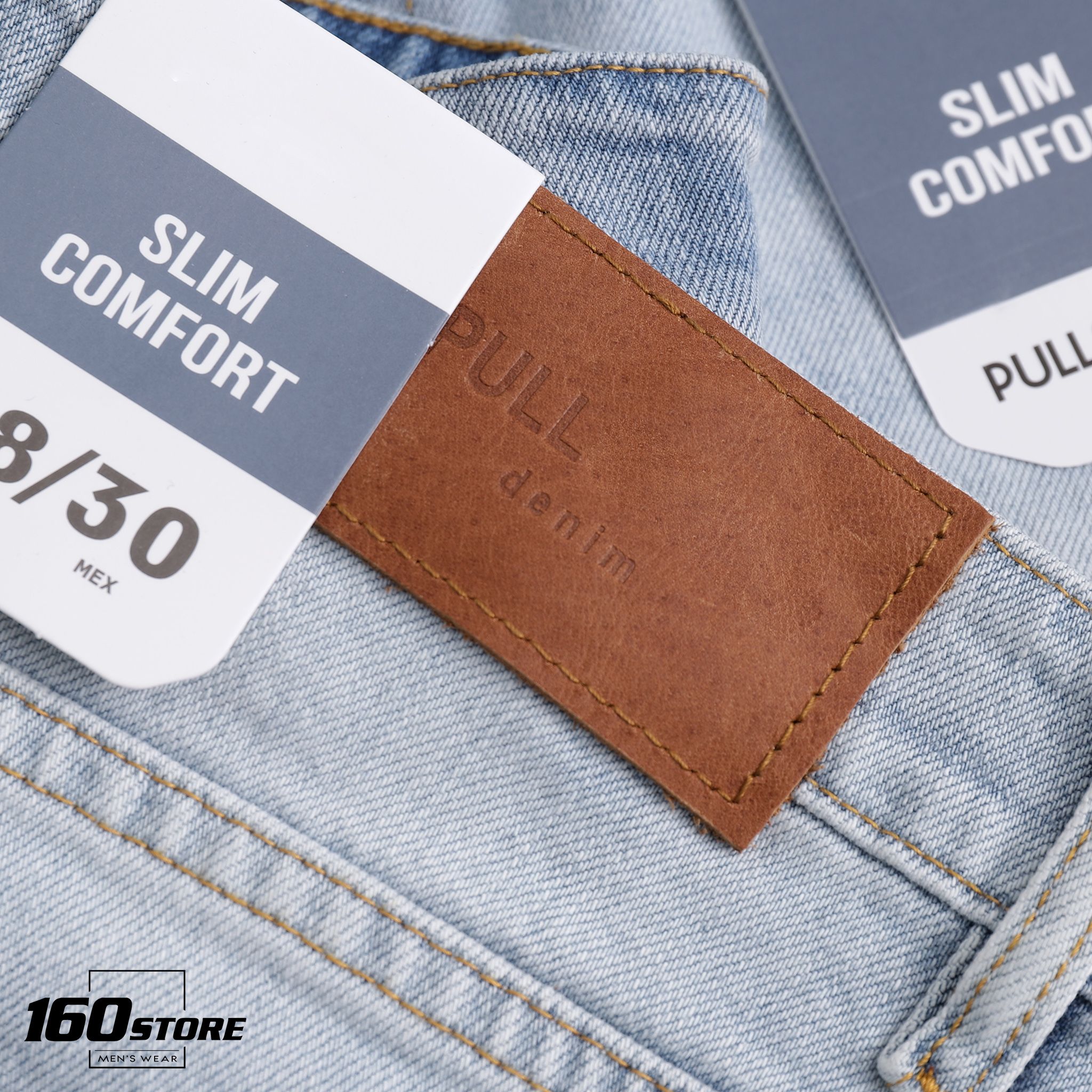 Quần jeans P.B light blue Comfort