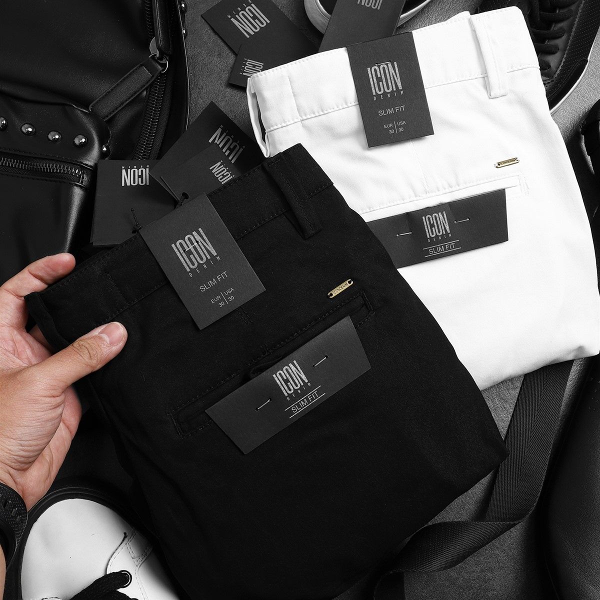 Quần kaki ICON DENIM slim