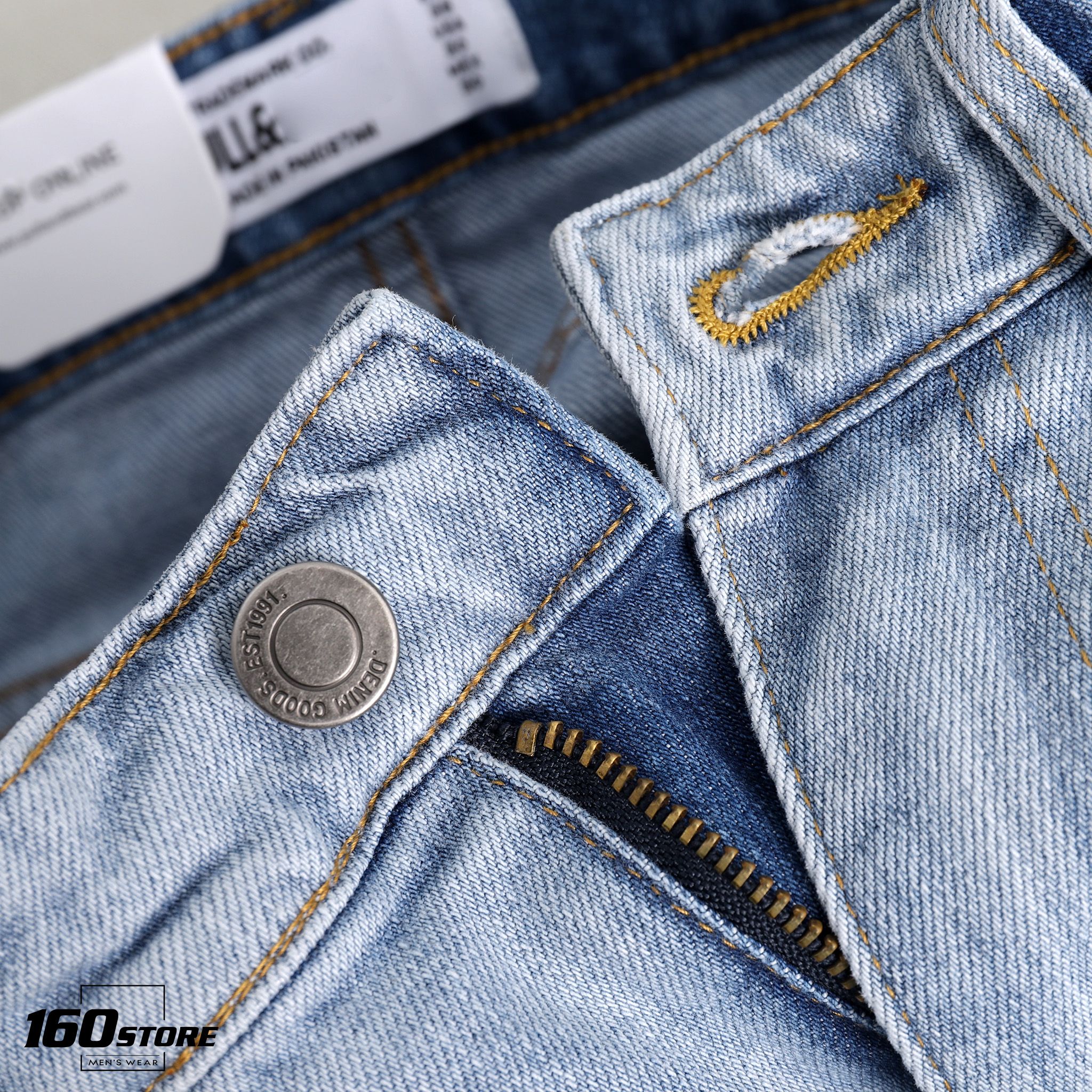 Quần jeans P.B light blue Comfort