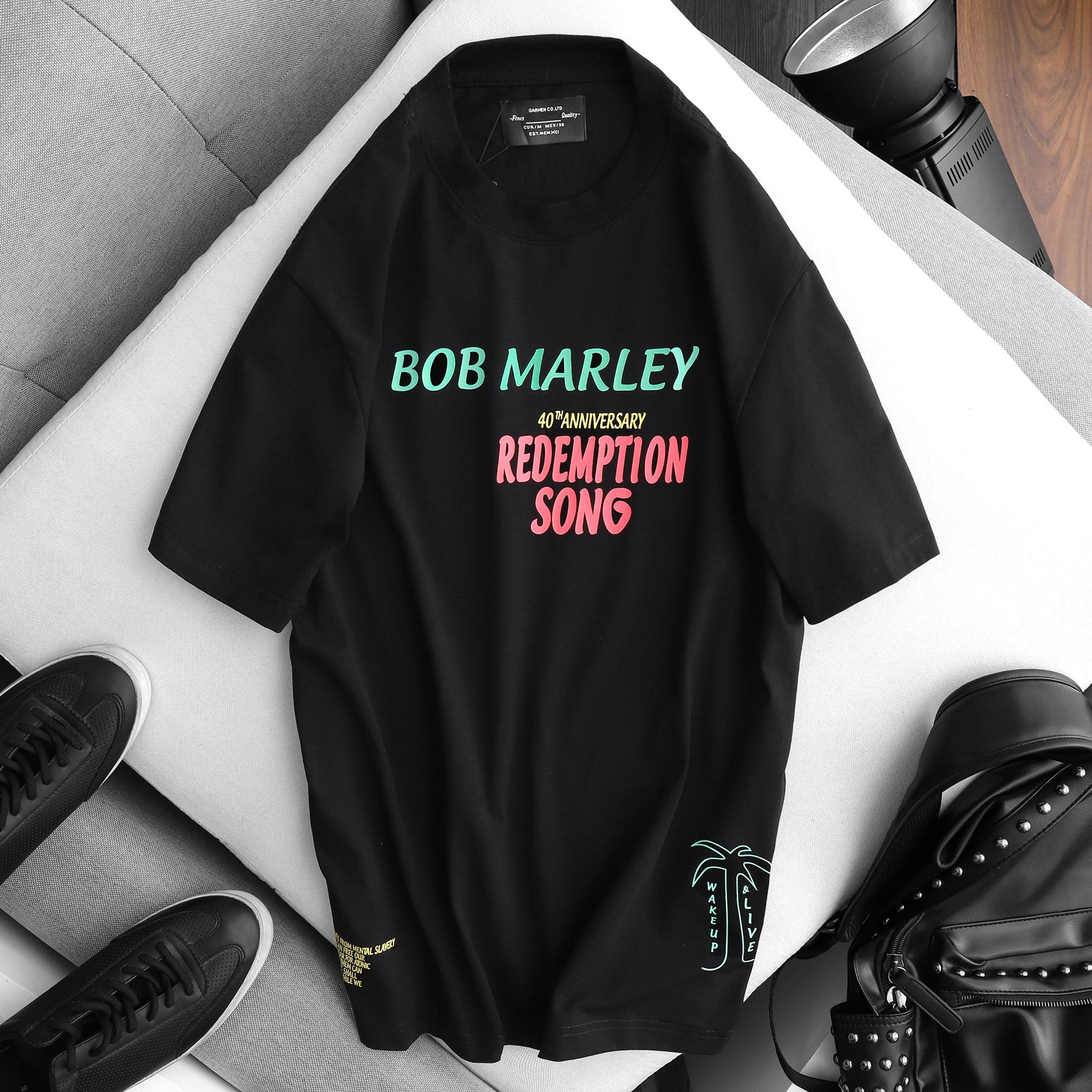 Áo thun P.B Bob Marley