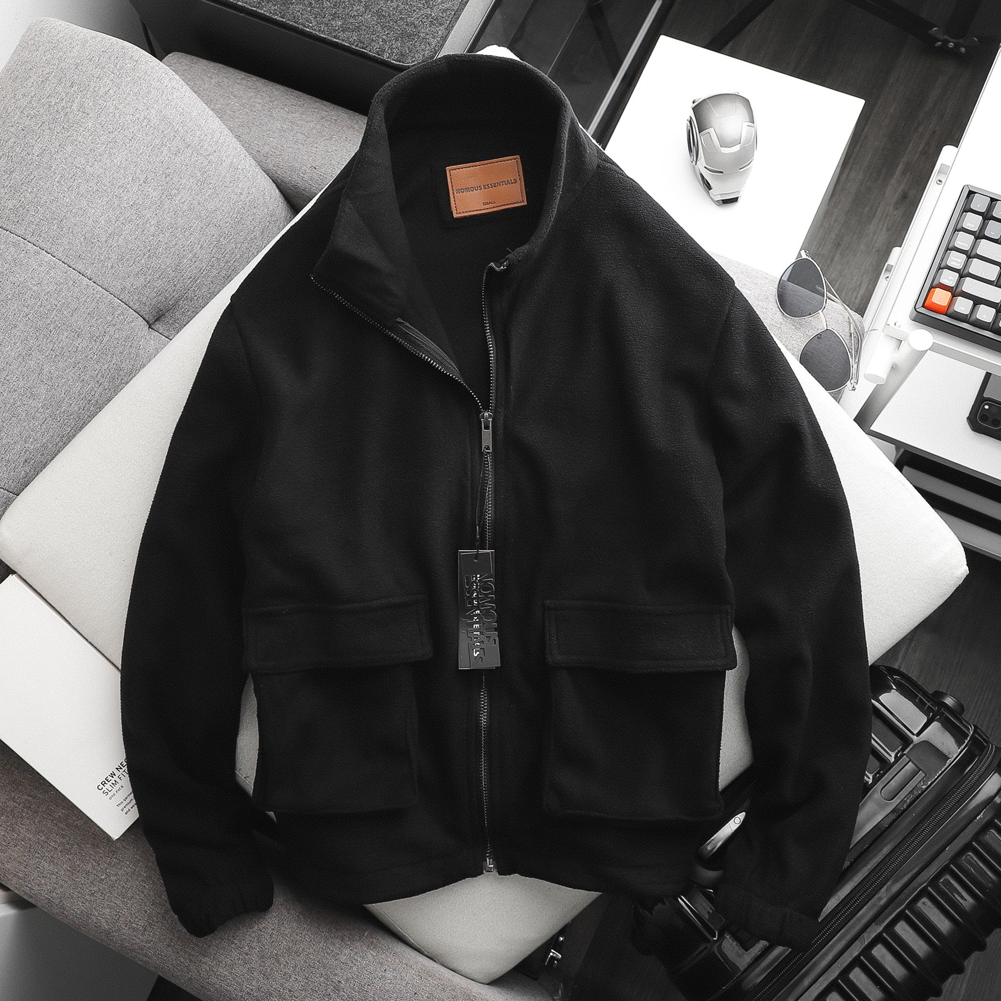 Áo khoác nỉ NOMOUS ESSENTIALS fleece fabric