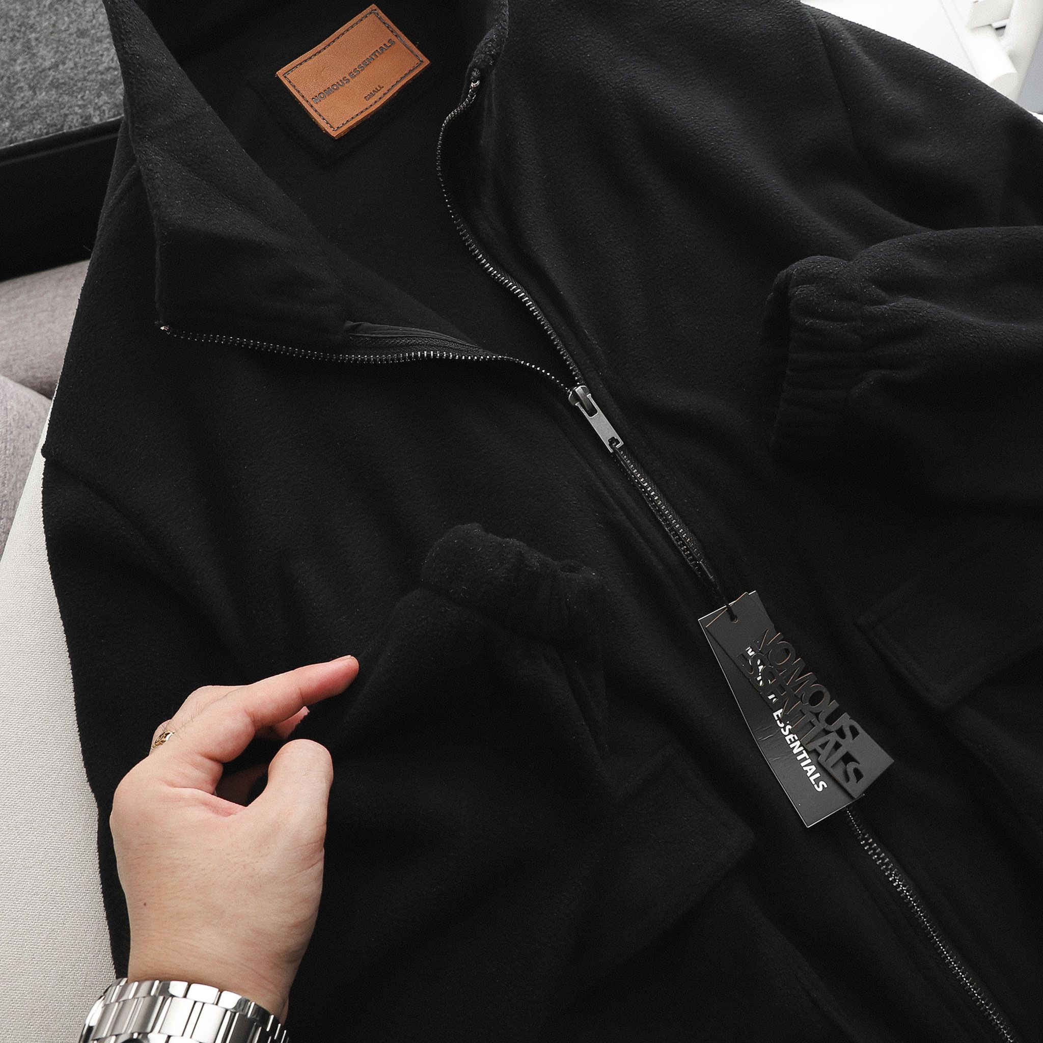 Áo khoác nỉ NOMOUS ESSENTIALS fleece fabric