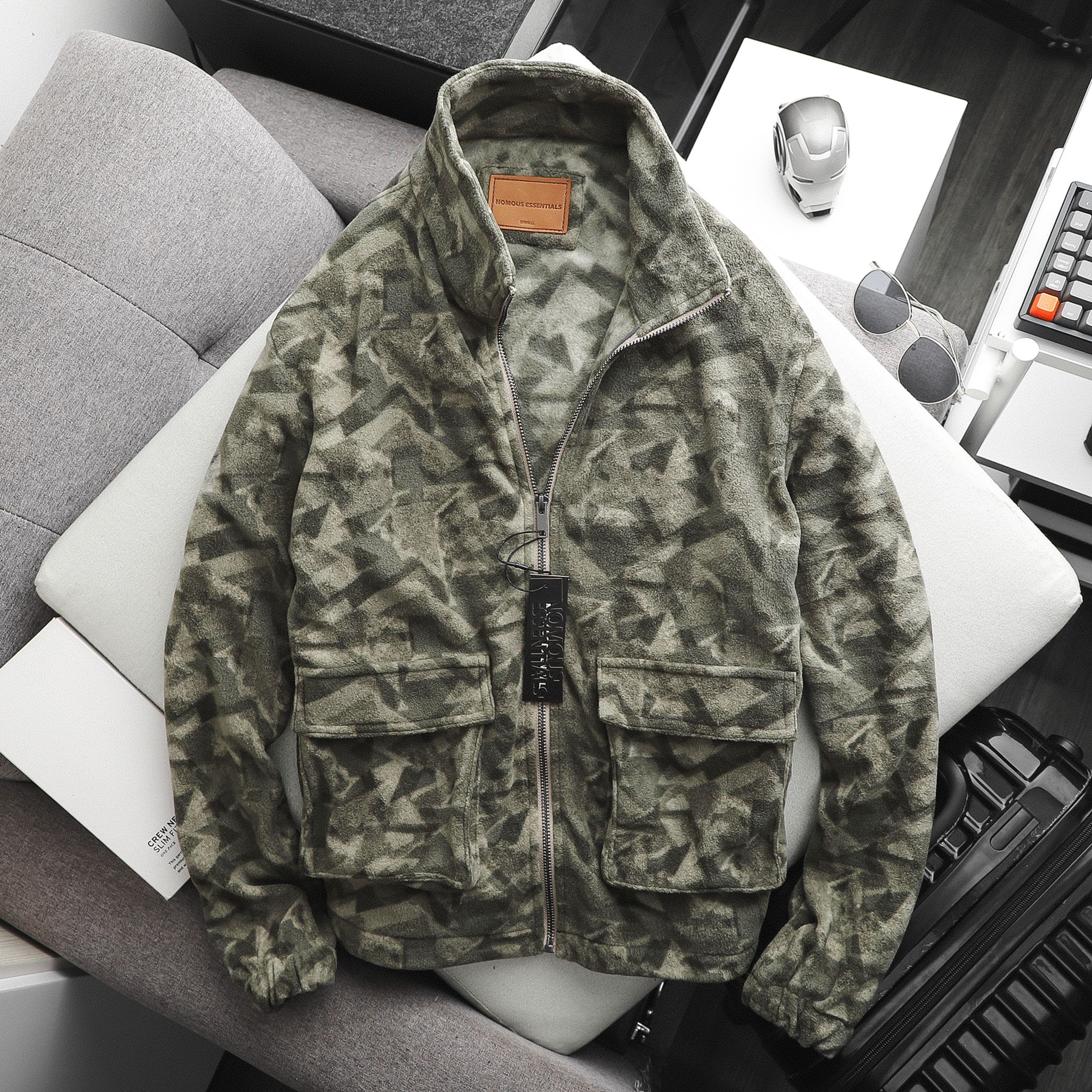 Áo khoác nỉ NOMOUS ESSENTIALS fleece fabric